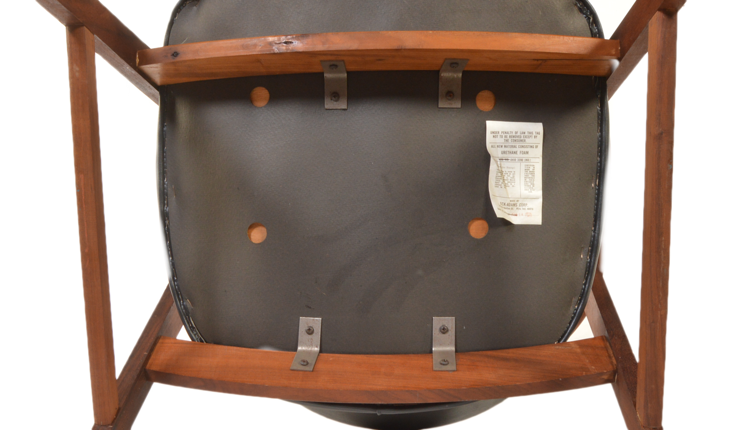 Vintage Danish Modern Upholstered Armchairs by Eck-Adams Corp.