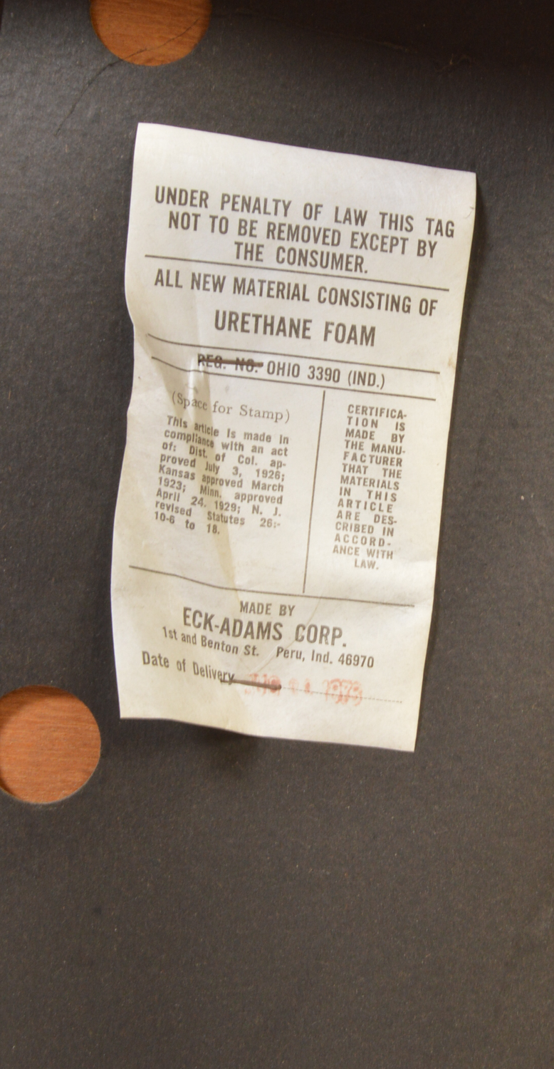 Vintage Danish Modern Upholstered Armchairs by Eck-Adams Corp.