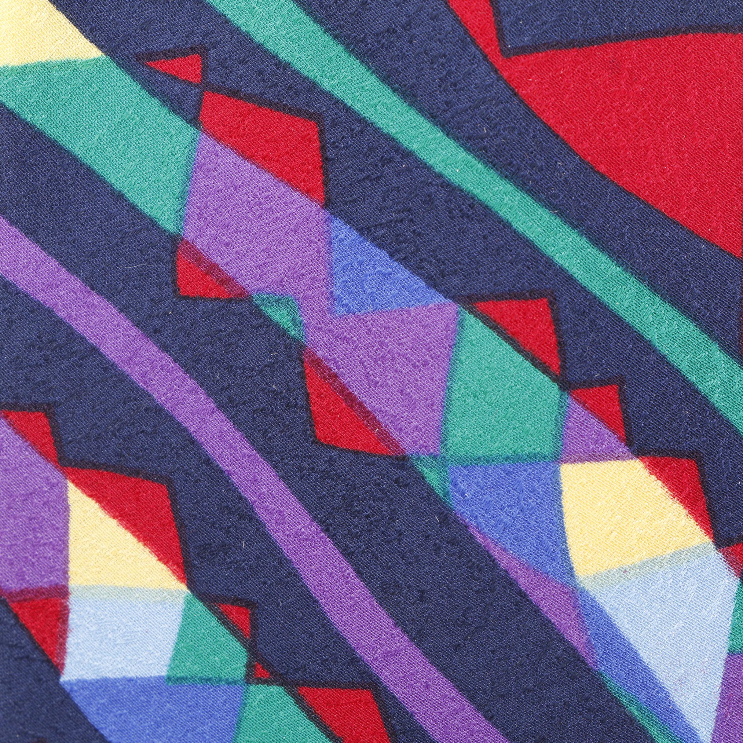 Hermès of Paris and Missoni Orange Label Designer Silk Print Neckties