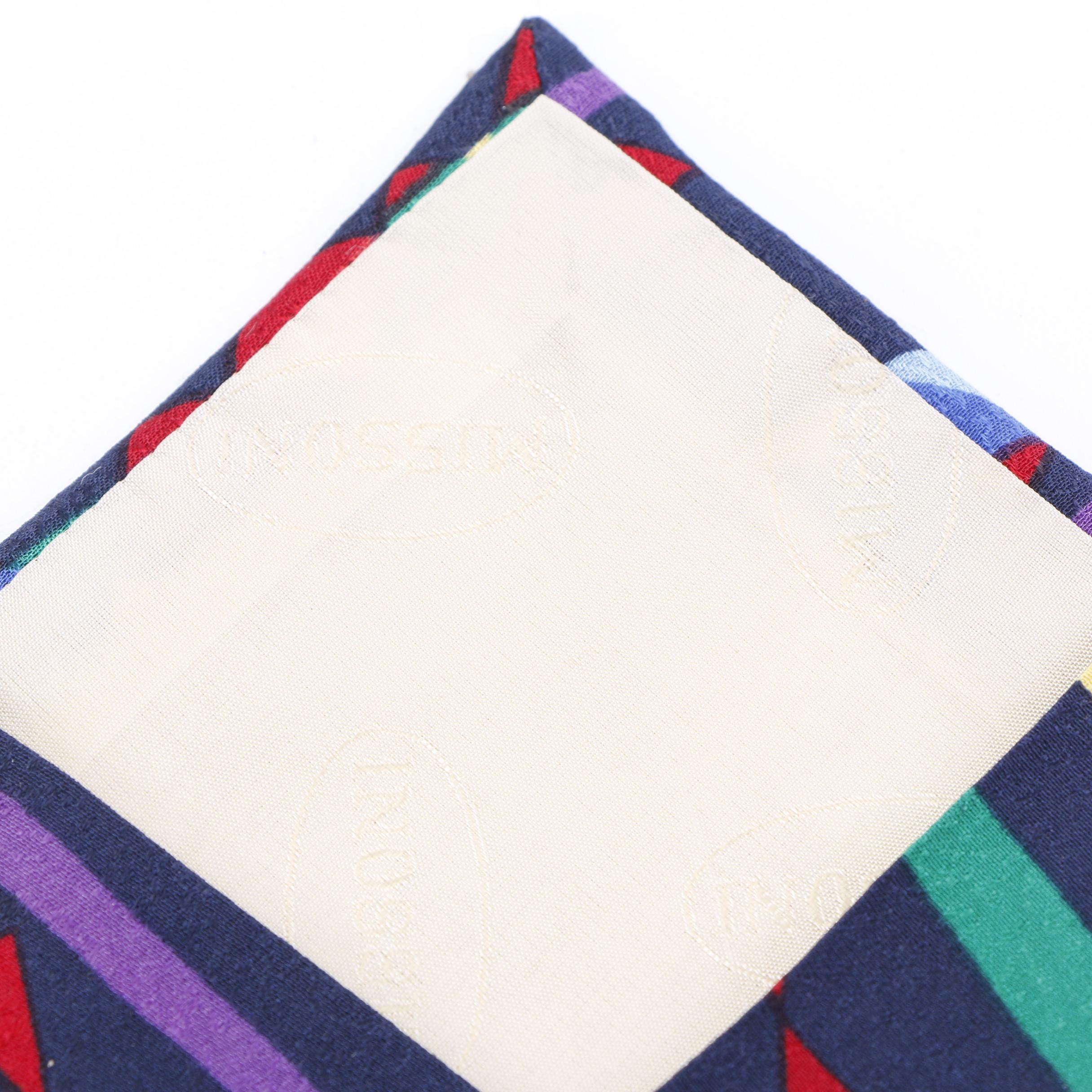 Hermès of Paris and Missoni Orange Label Designer Silk Print Neckties