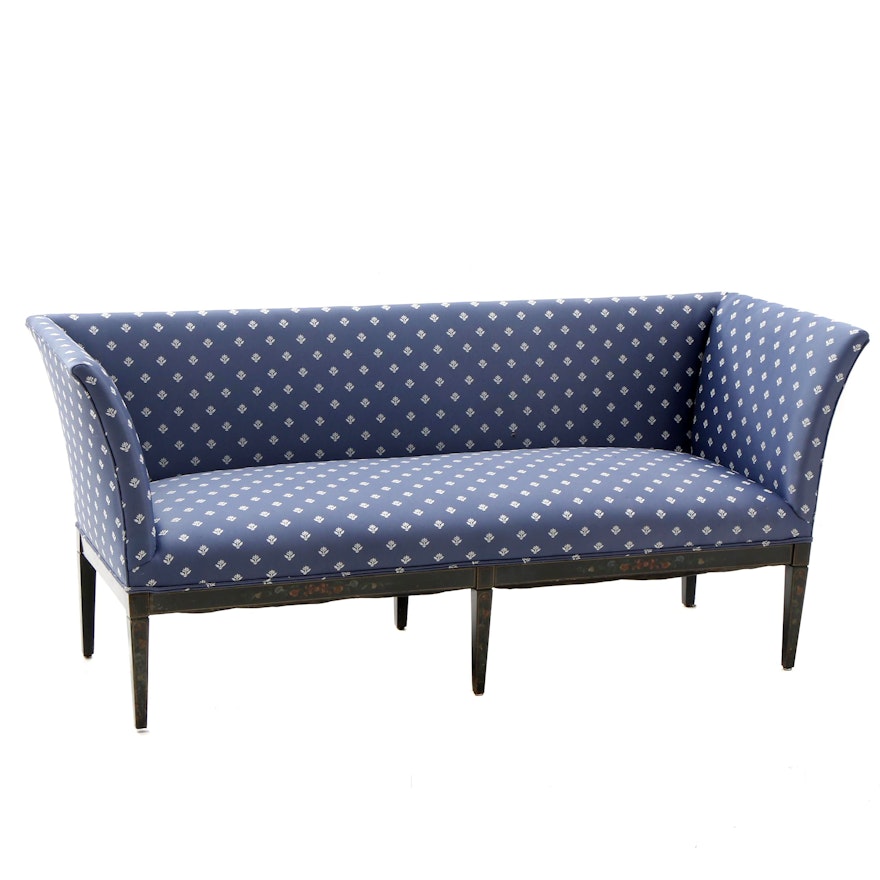 Adams Style Painted Upholstered Sofa