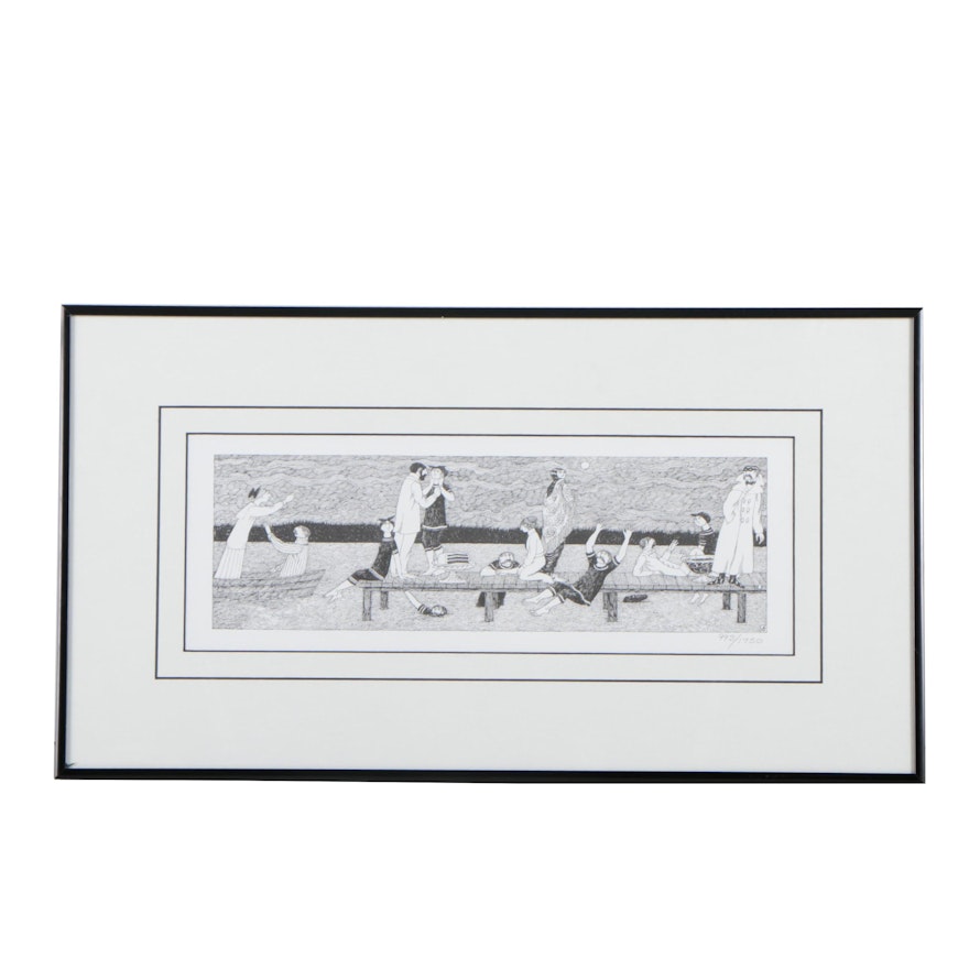 Limited Edition Lithograph after Edward Gorey
