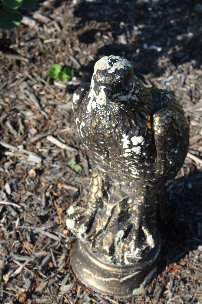 Stone Bird Yard Statues