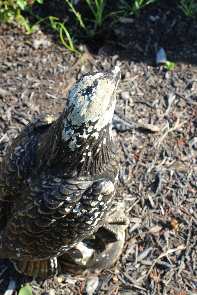 Stone Bird Yard Statues