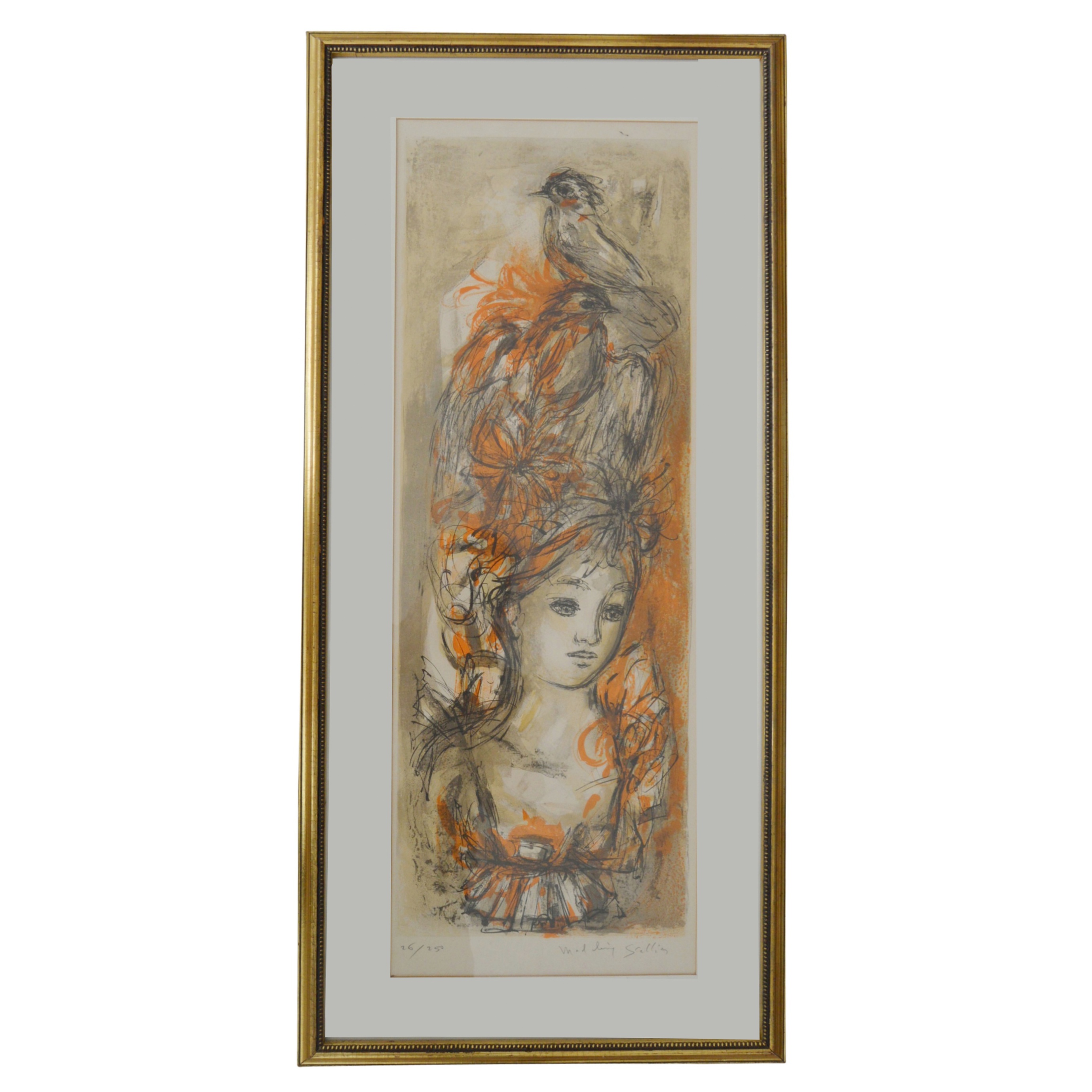 Madeleine Scellier Lithograph "Danielle"