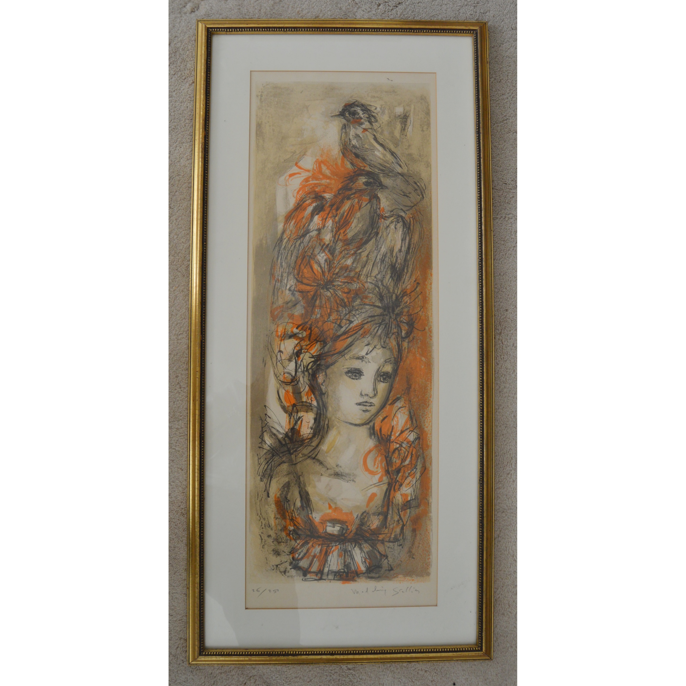 Madeleine Scellier Lithograph "Danielle"