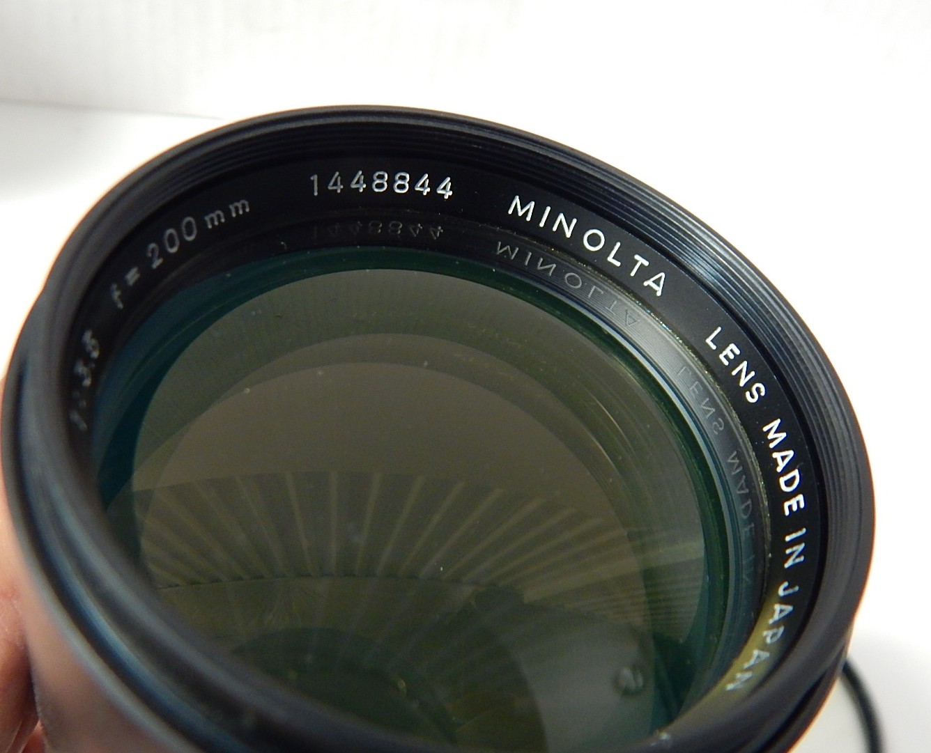 Minolta Telephoto 200M Lens and Vivitar Haze Filter