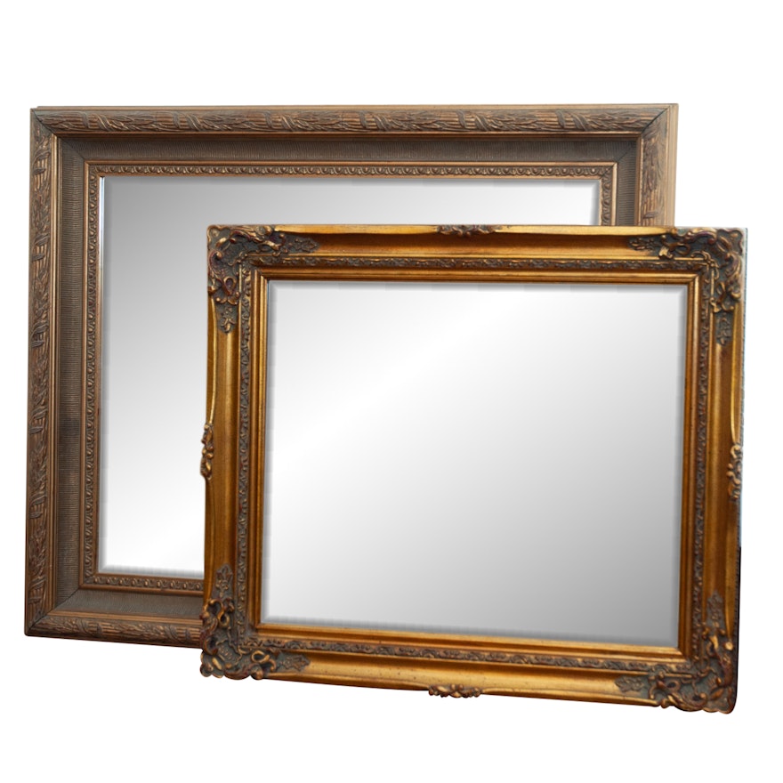Composite Gilt Wall Mirrors