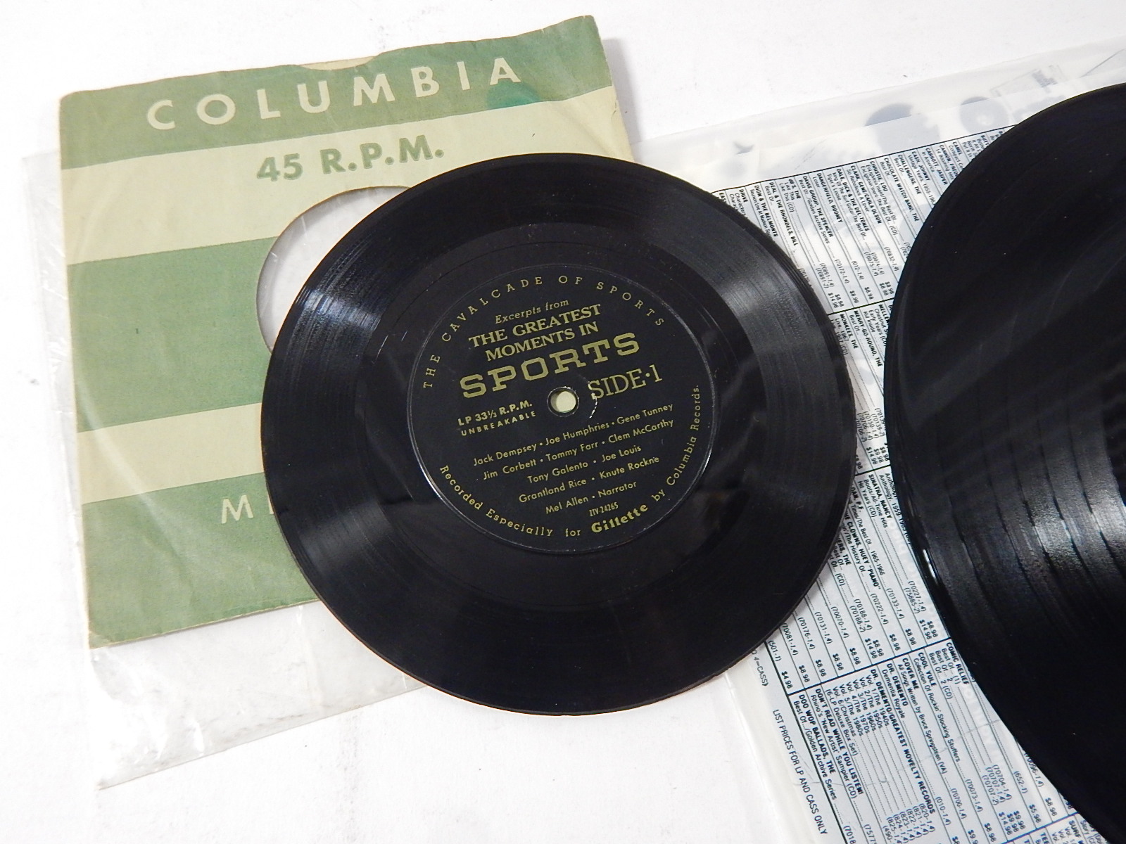 Vintage 33 RPM Record Album Collection with Classic Rock and Pop