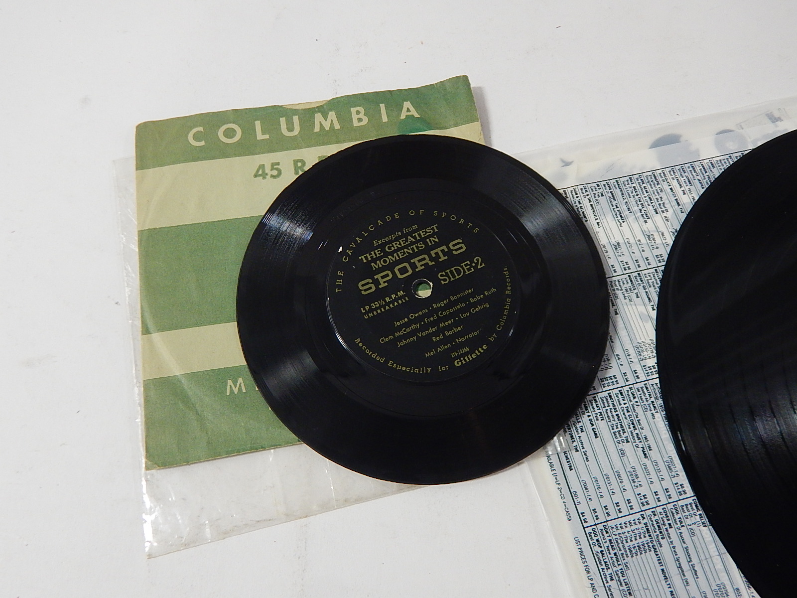 Vintage 33 RPM Record Album Collection with Classic Rock and Pop