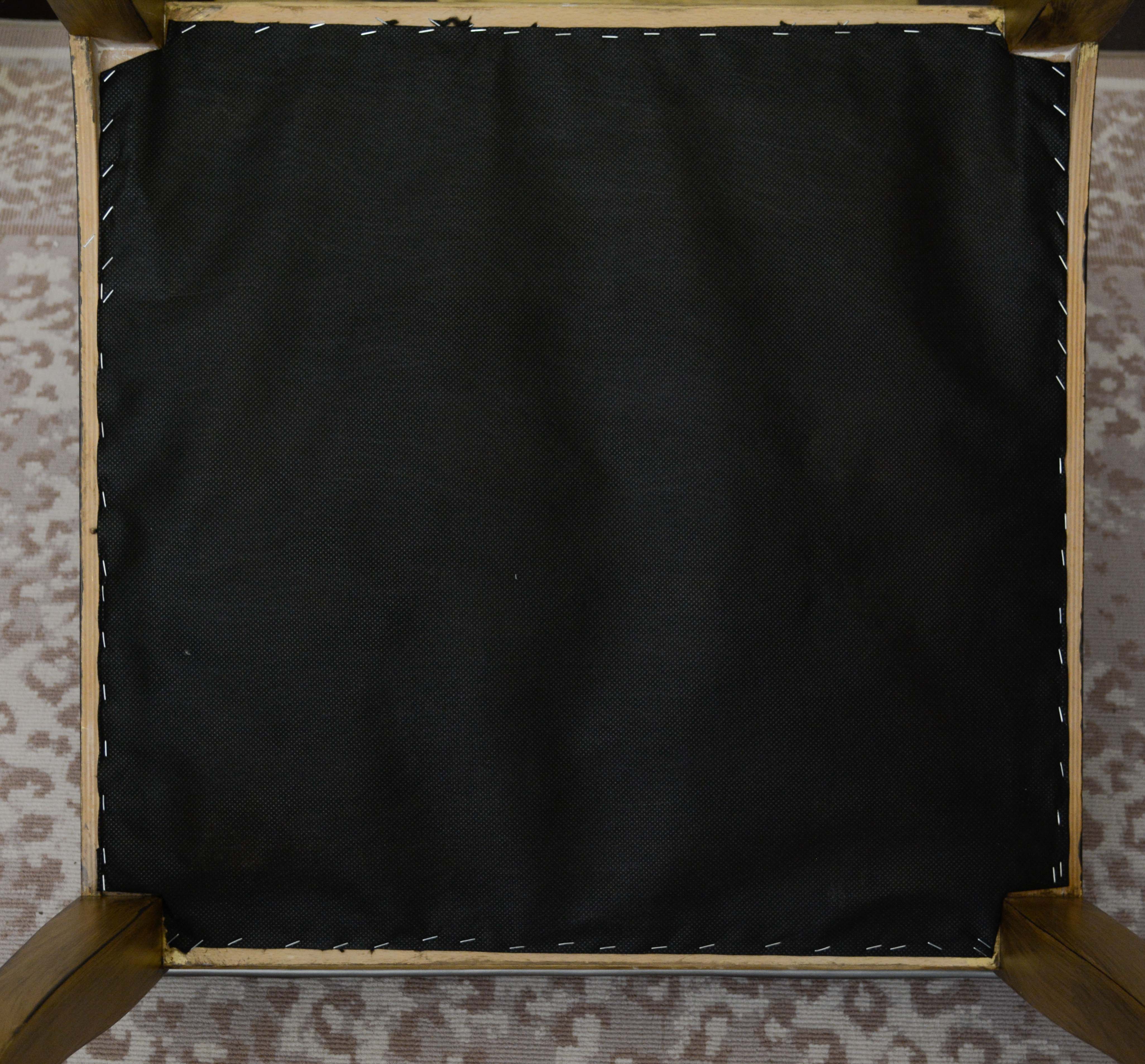 Contemporary Vinyl Upholstered Dining Chairs