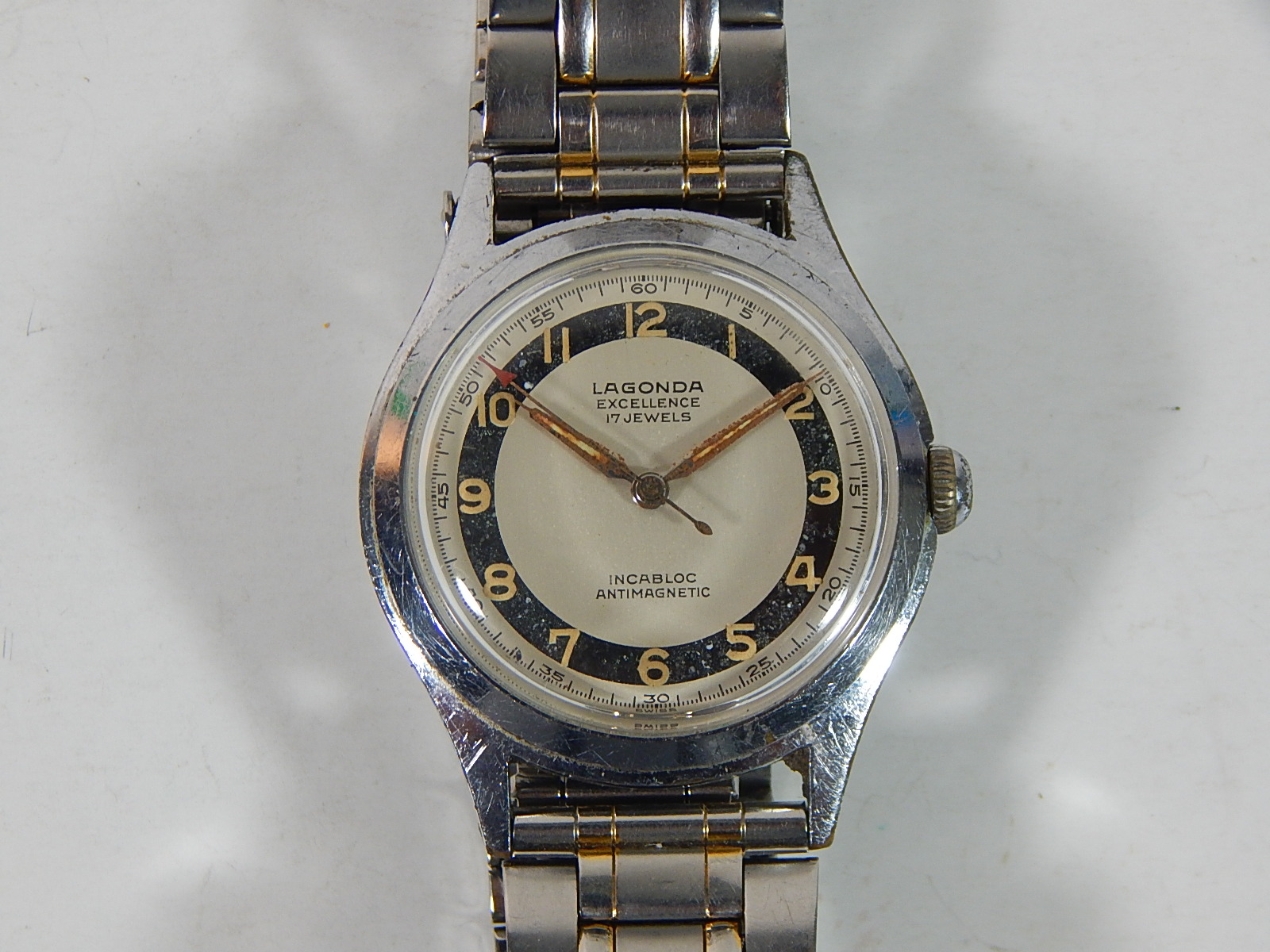 Lagonda Excellence 17 Jewel Incabloc Swiss Watch