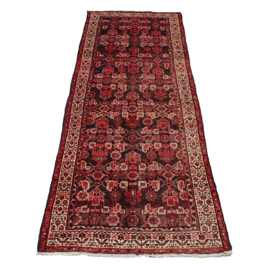 Semi-Antique Hand-Knotted Northwest Persian Runner