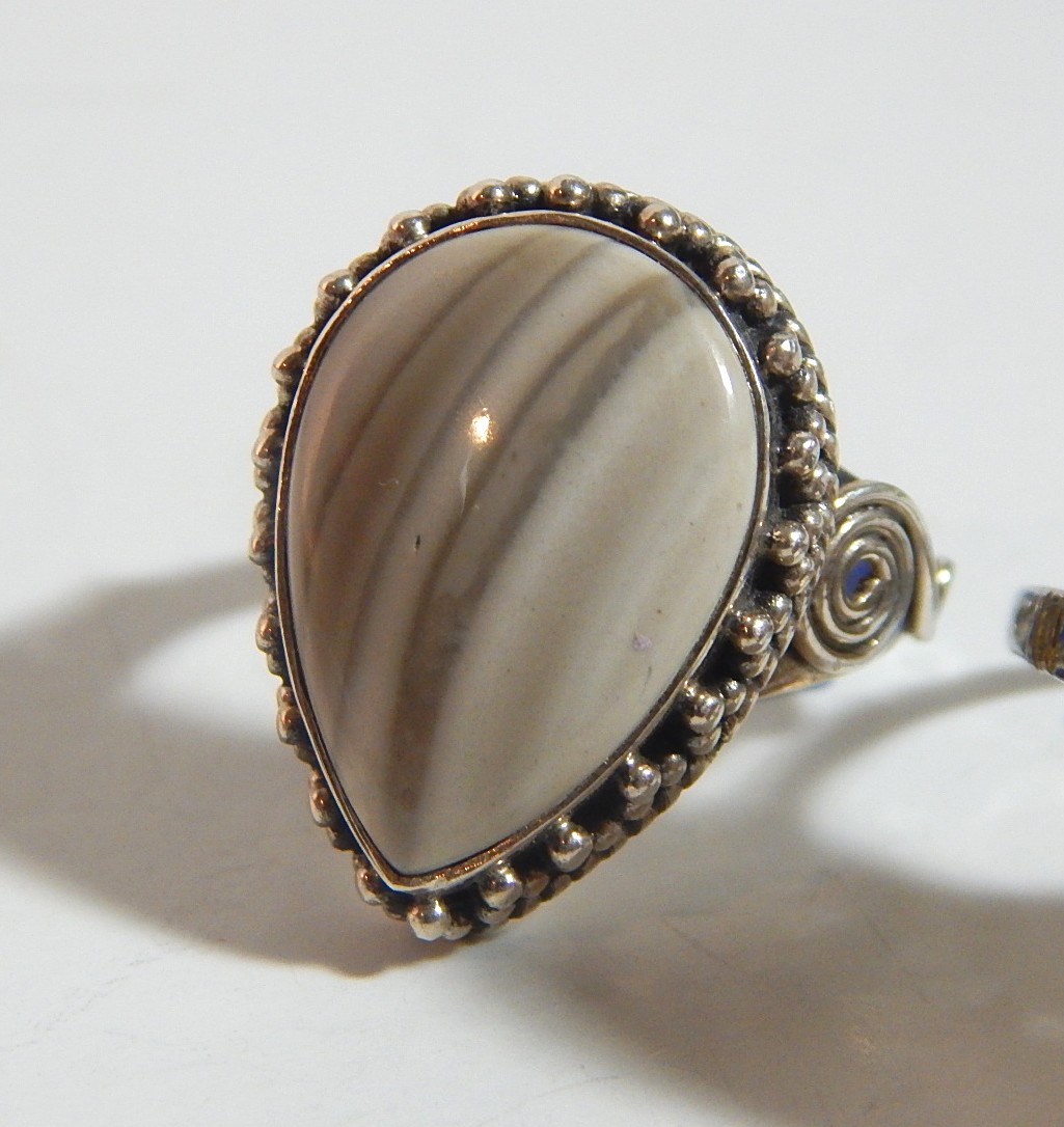 Two Sterling Silver Rings