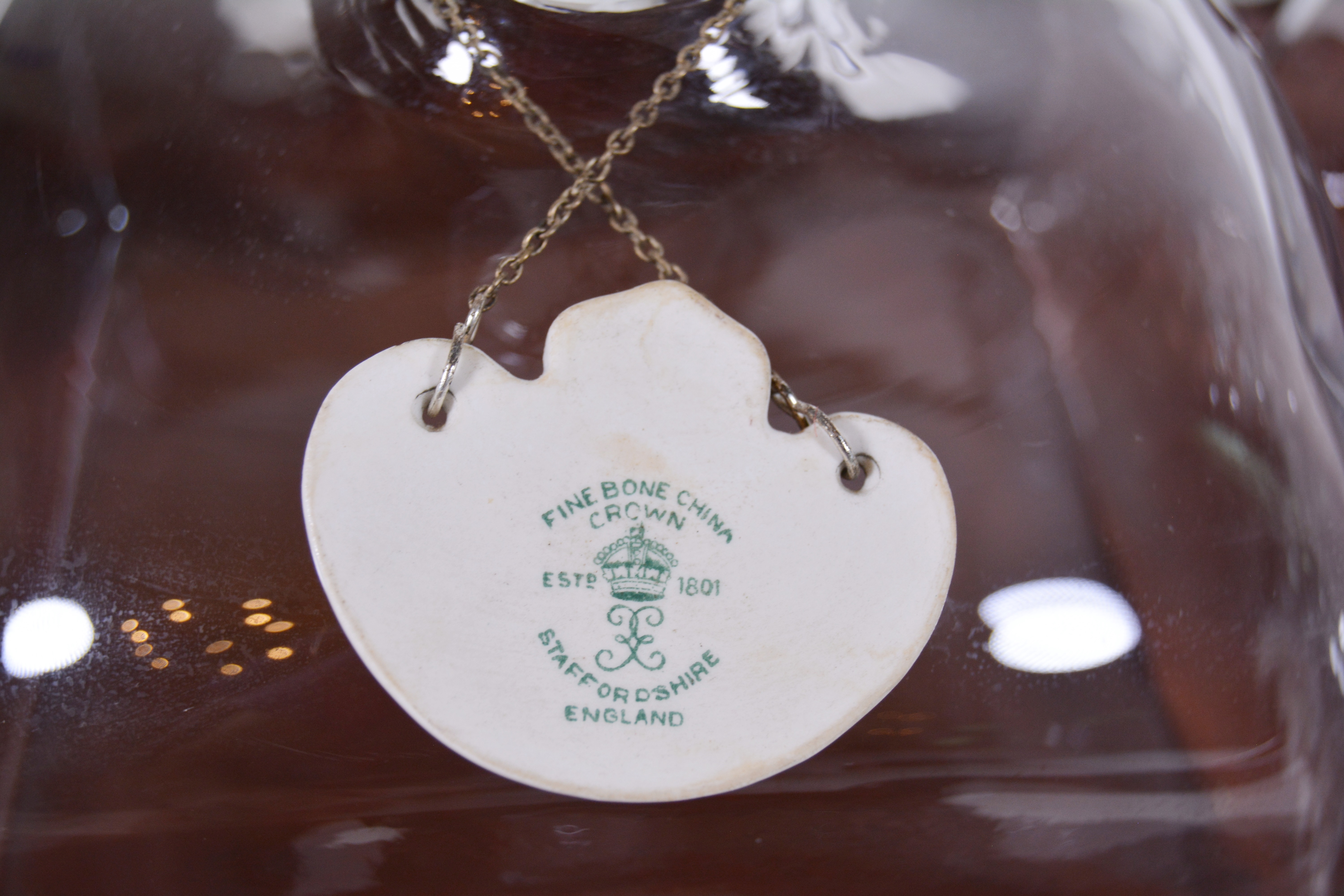 Colonial Williamsburg Reproduction Royal Leerdam Decanters and Wooden Tray