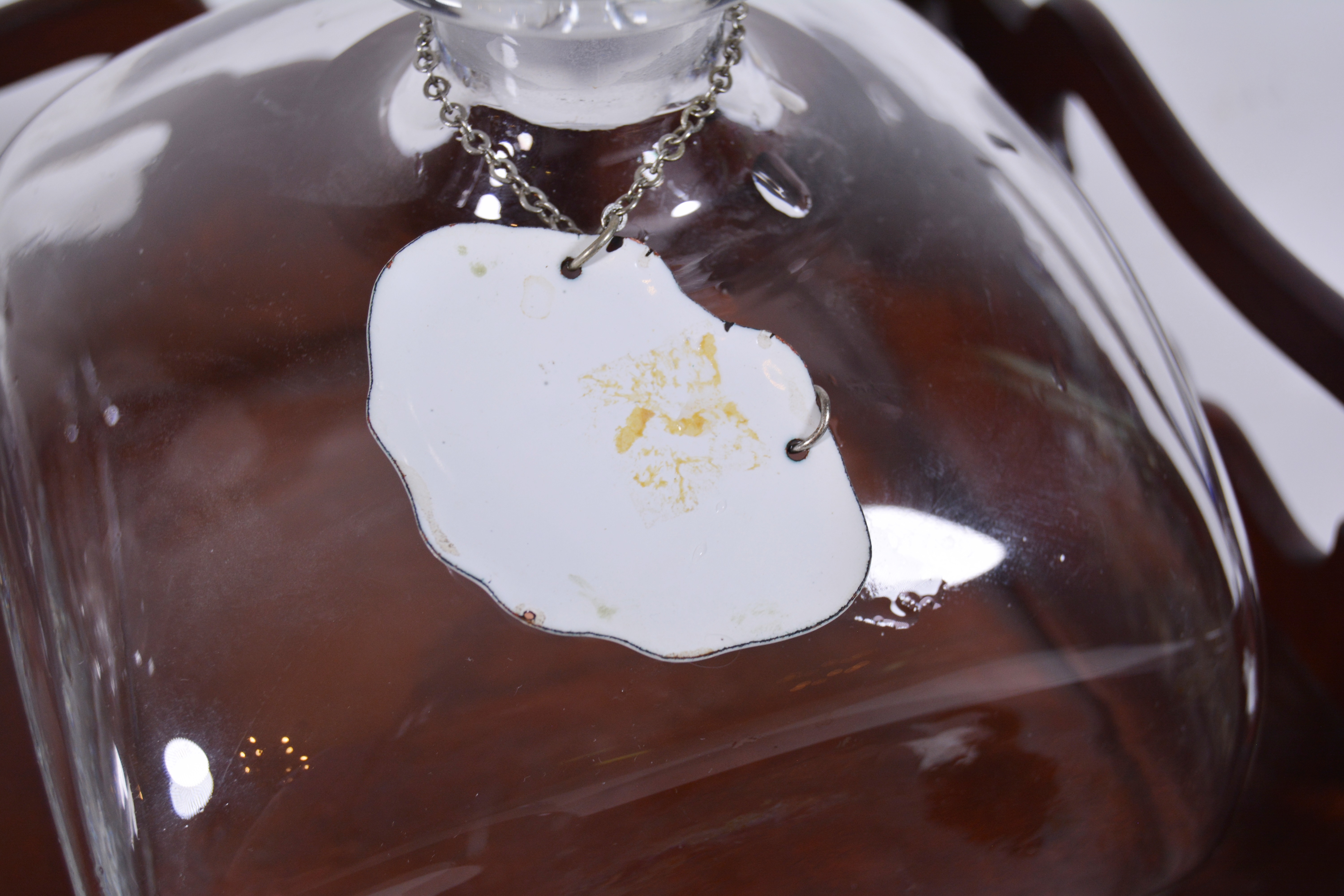 Colonial Williamsburg Reproduction Royal Leerdam Decanters and Wooden Tray