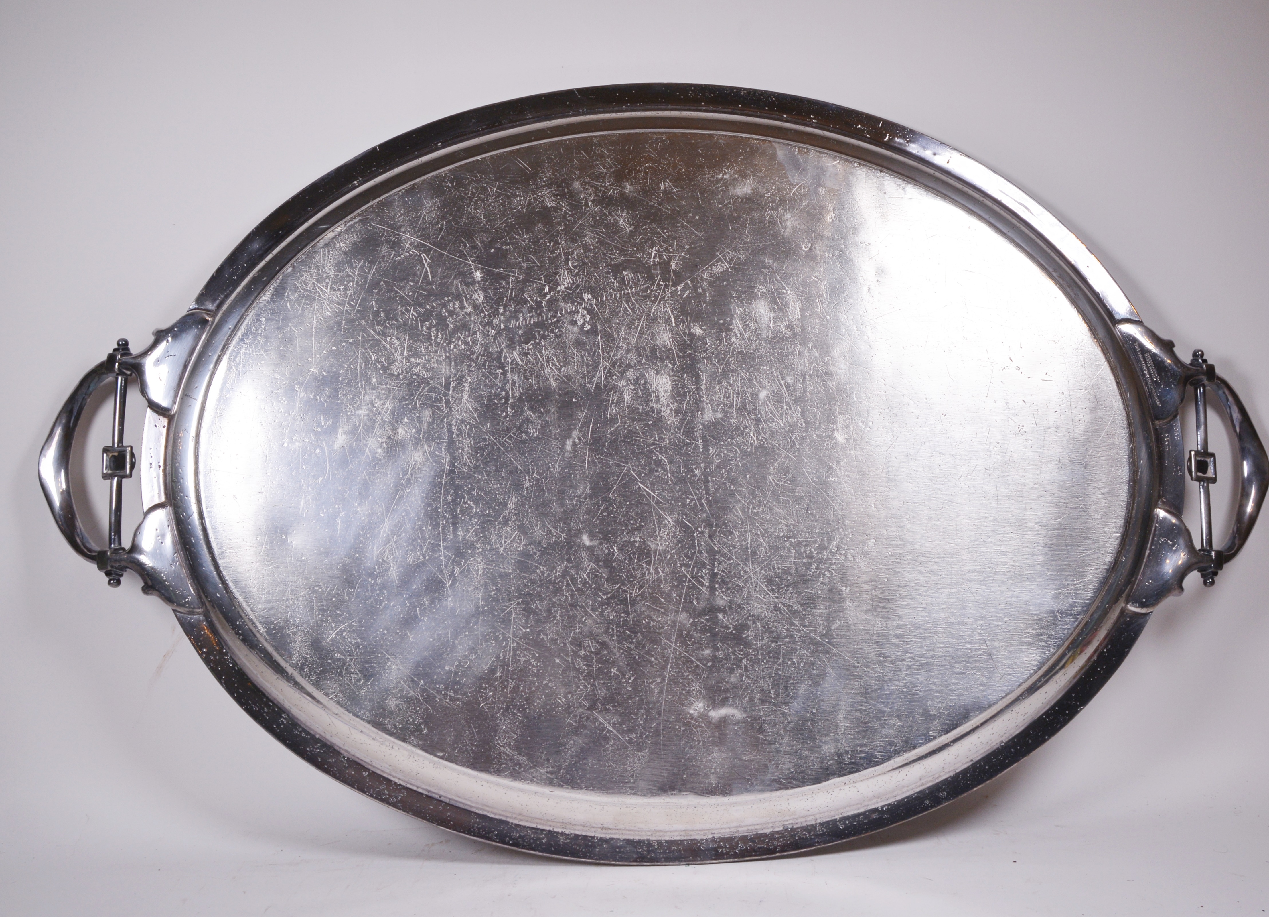 Antique Reed & Barton Silver Plate Neoclassical Design Serving Tray