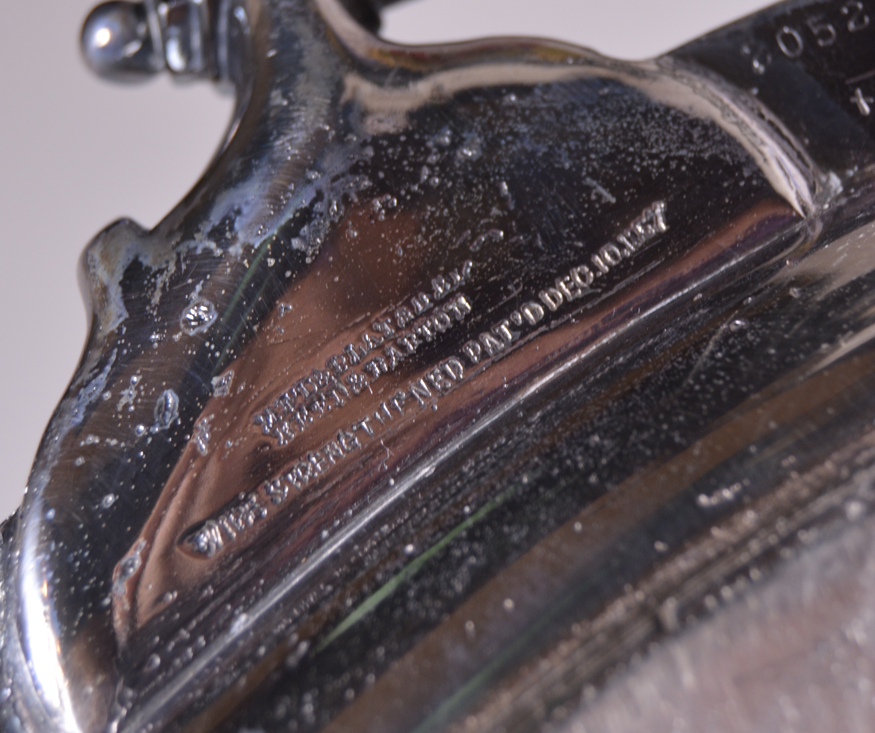 Antique Reed & Barton Silver Plate Neoclassical Design Serving Tray