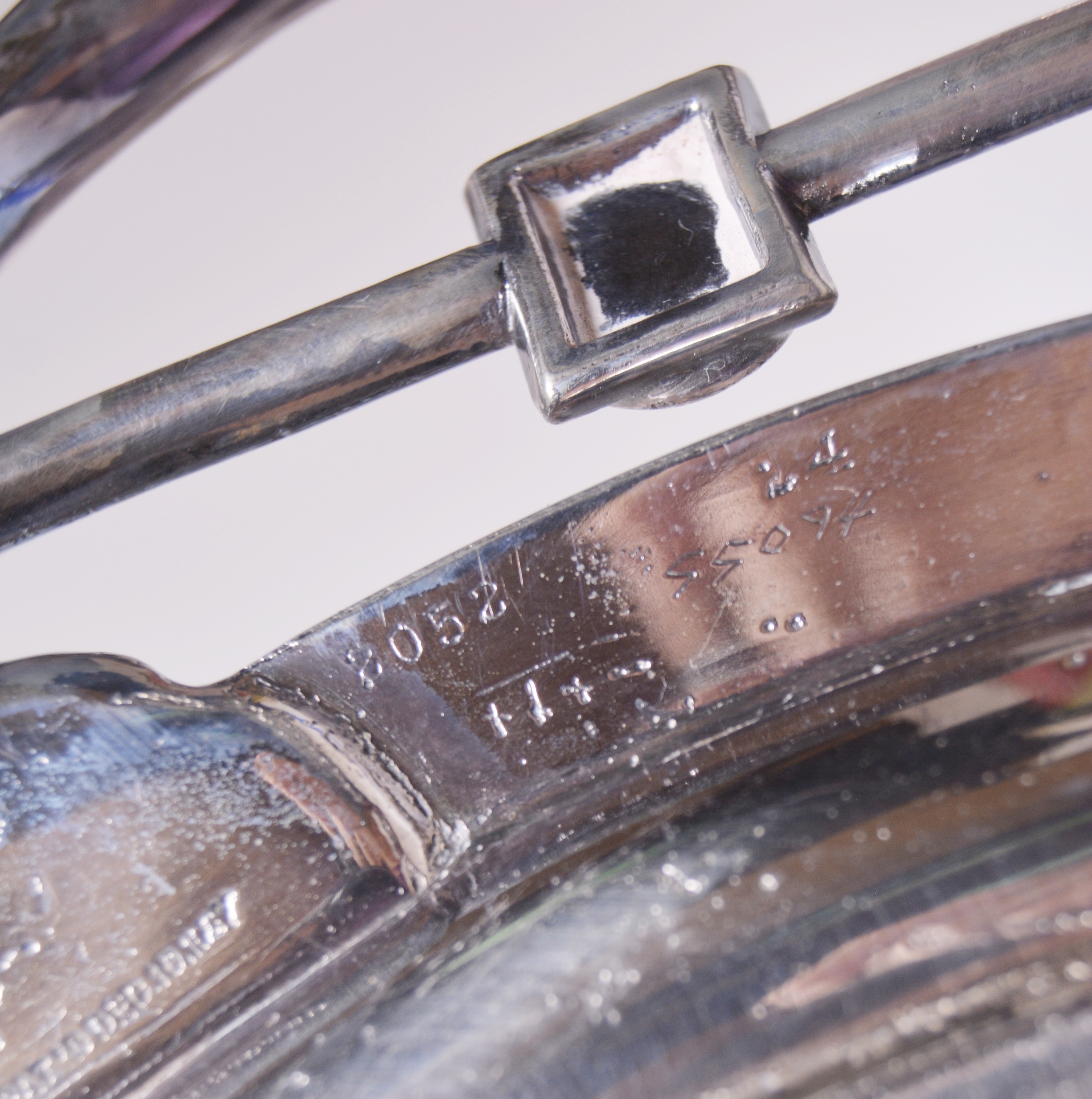 Antique Reed & Barton Silver Plate Neoclassical Design Serving Tray