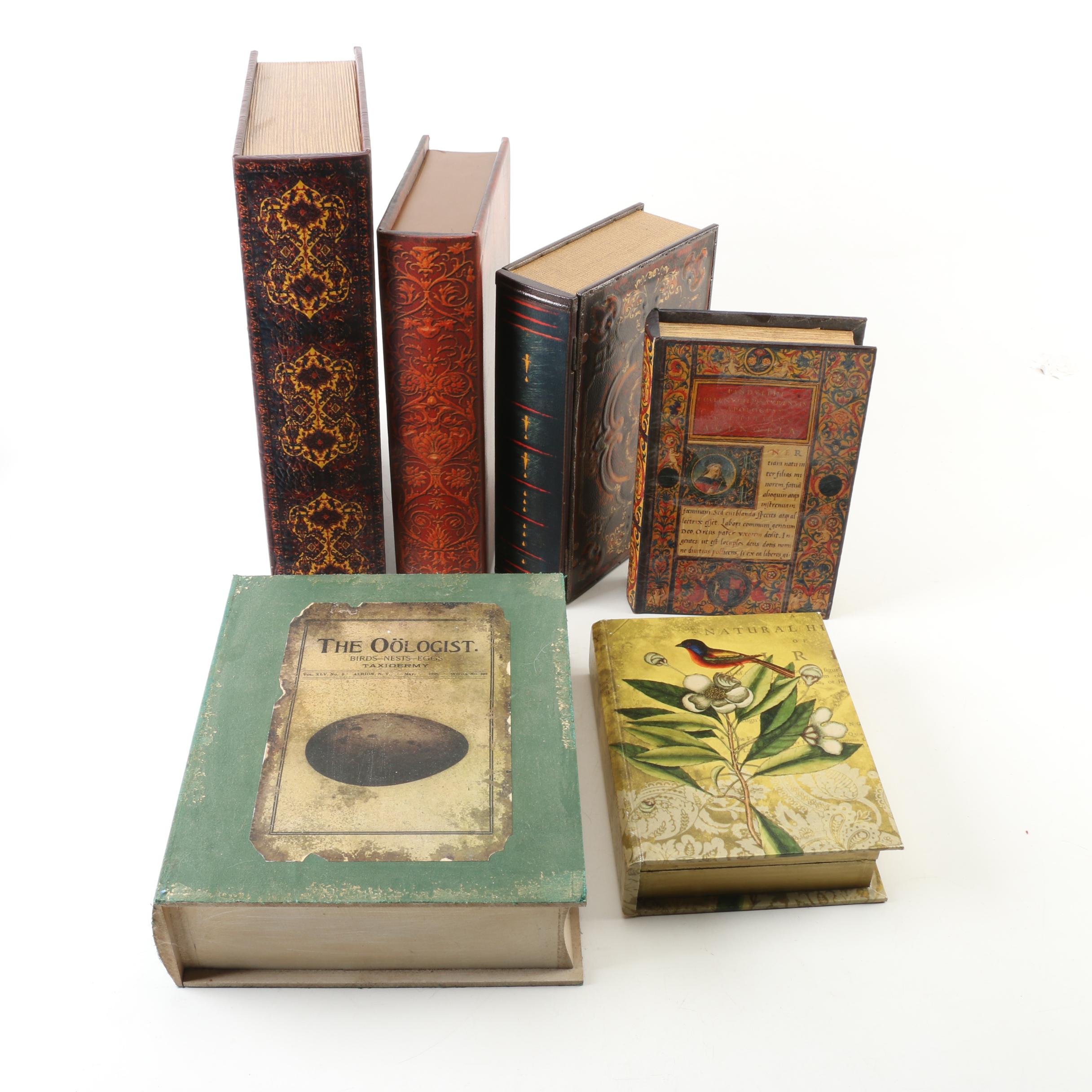 Decorative Book Shaped Storage Boxes