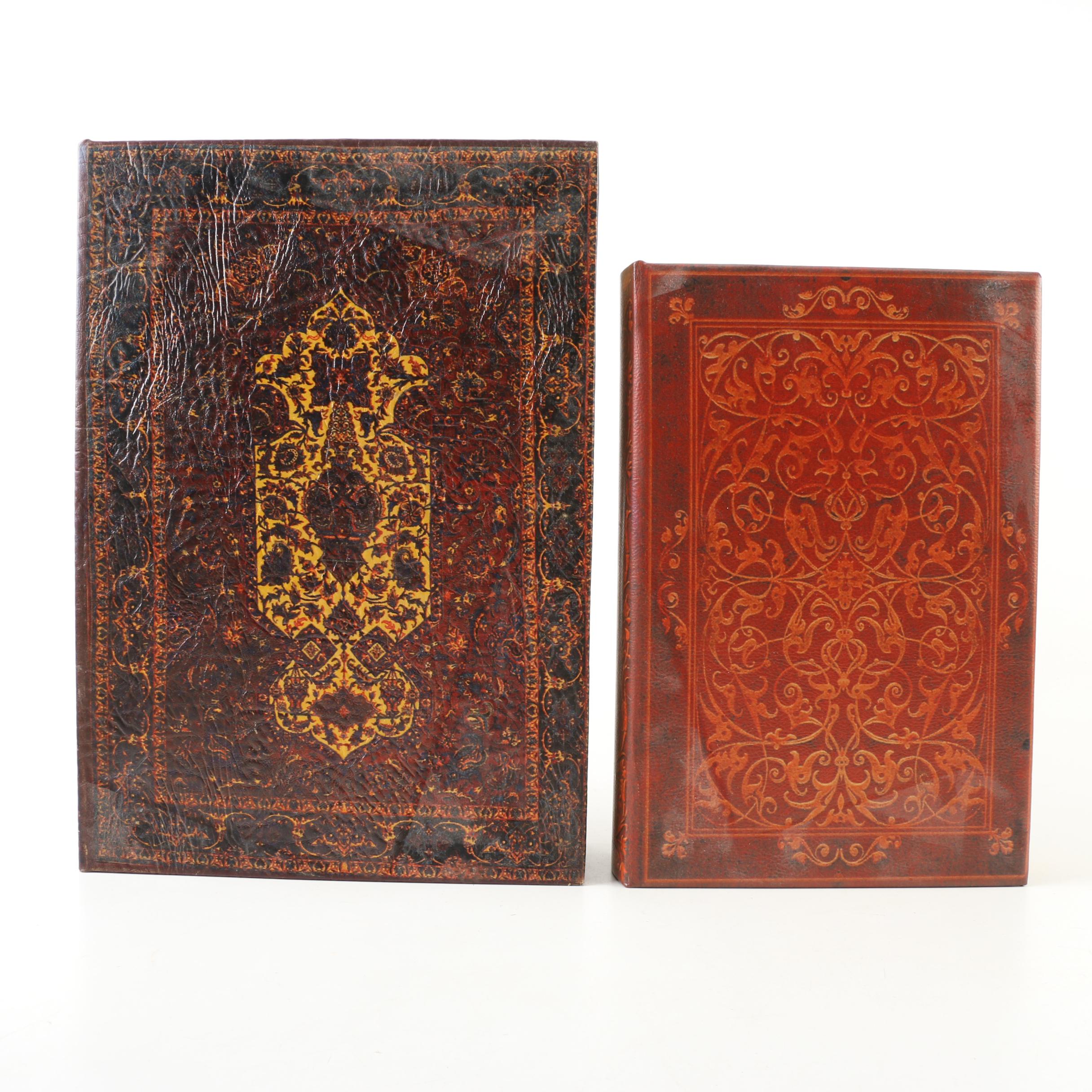 Decorative Book Shaped Storage Boxes