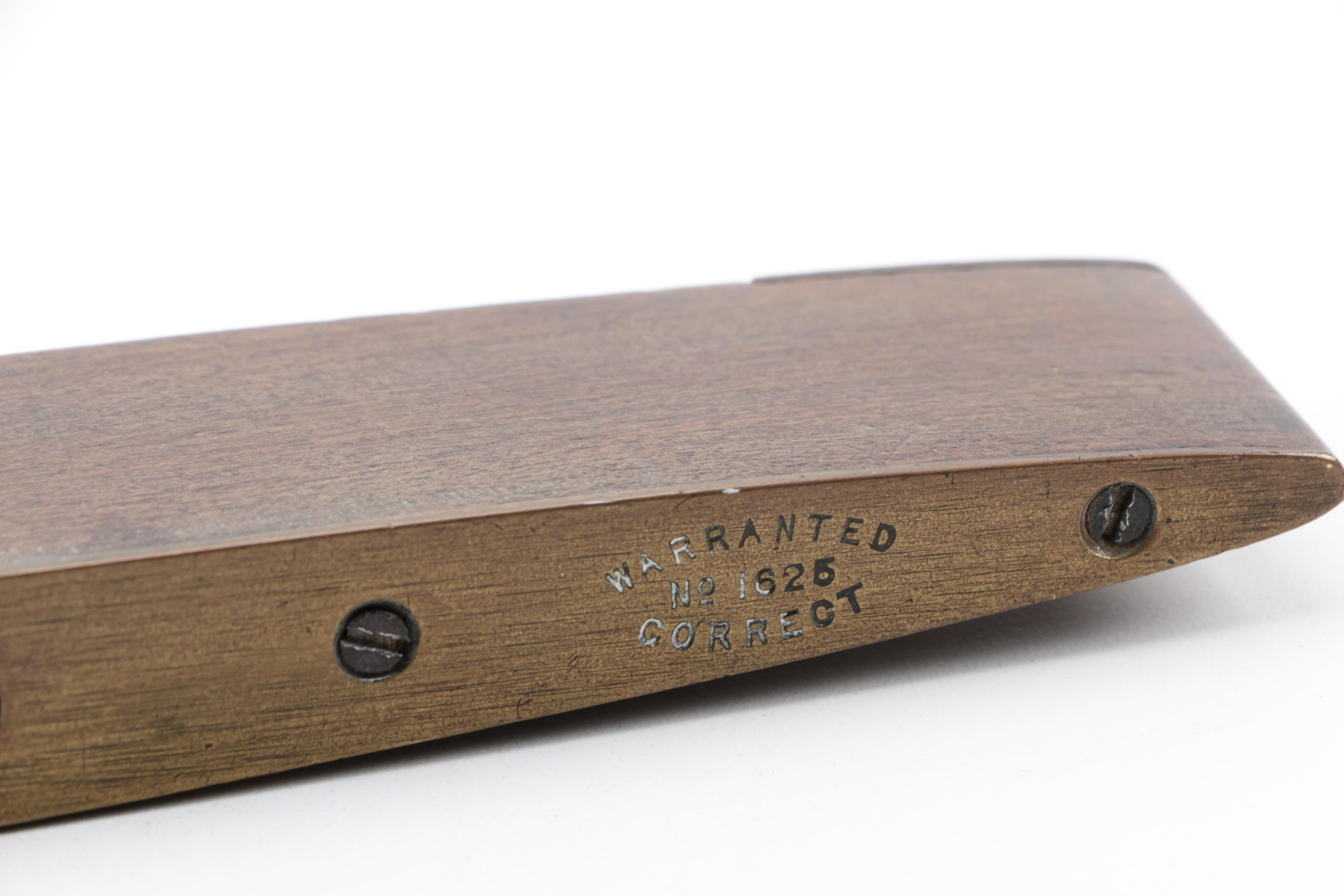 Brass Binoculars, Wooden Cricket Paddle, Level and Parallel Rulers