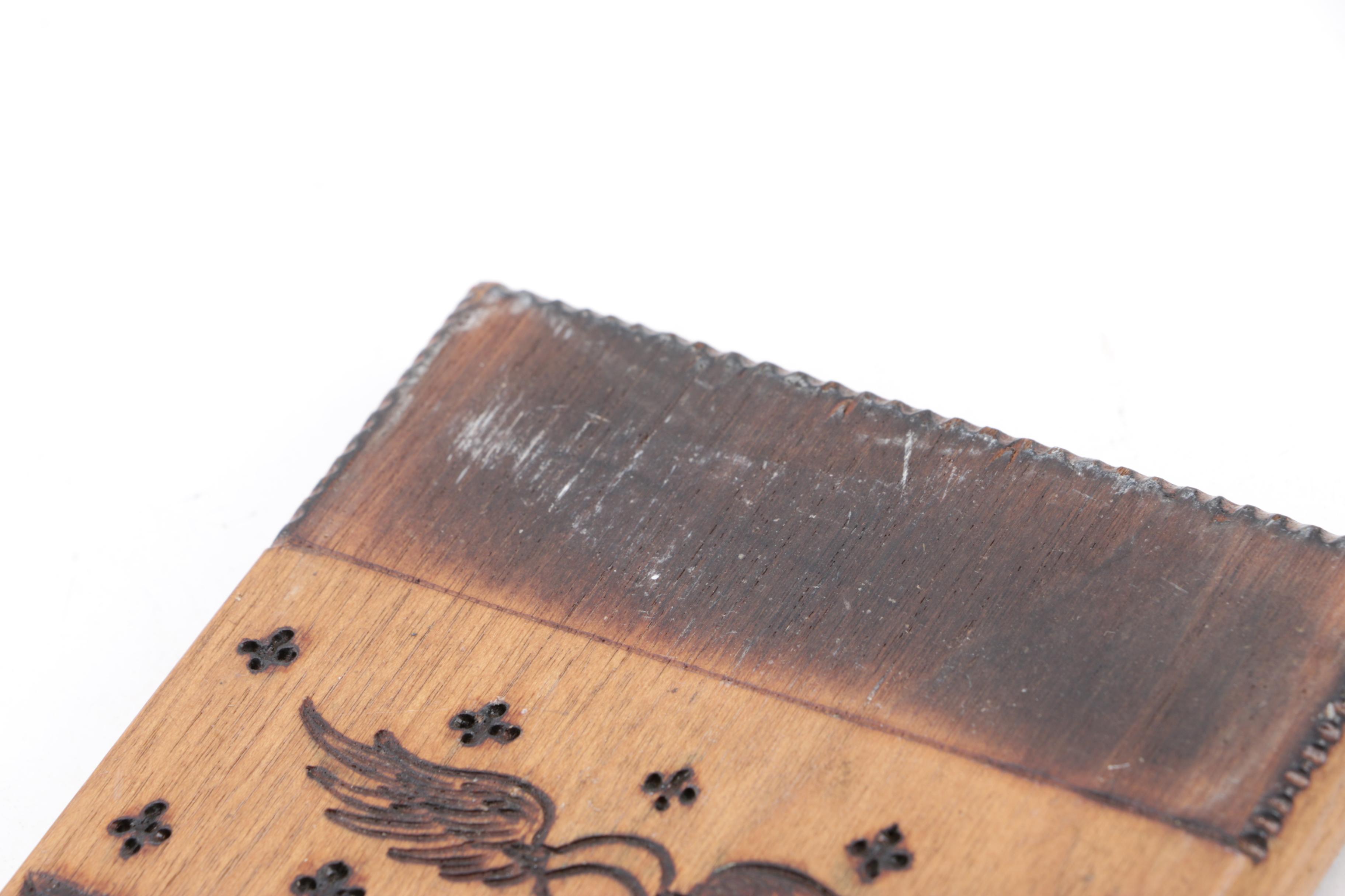 Brass Binoculars, Wooden Cricket Paddle, Level and Parallel Rulers