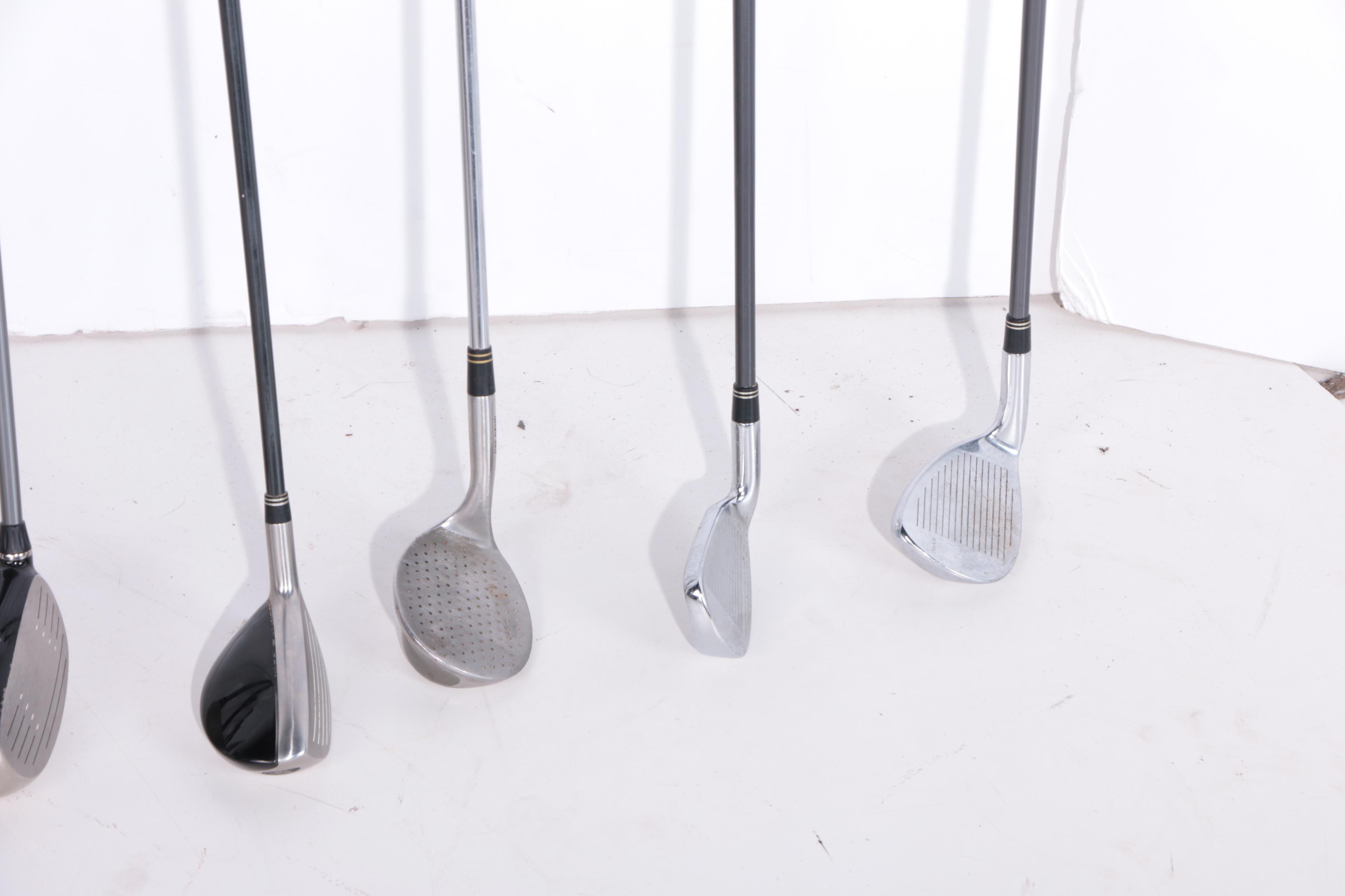 Golf Clubs and Nike Golf Bag featuring King and RBZ