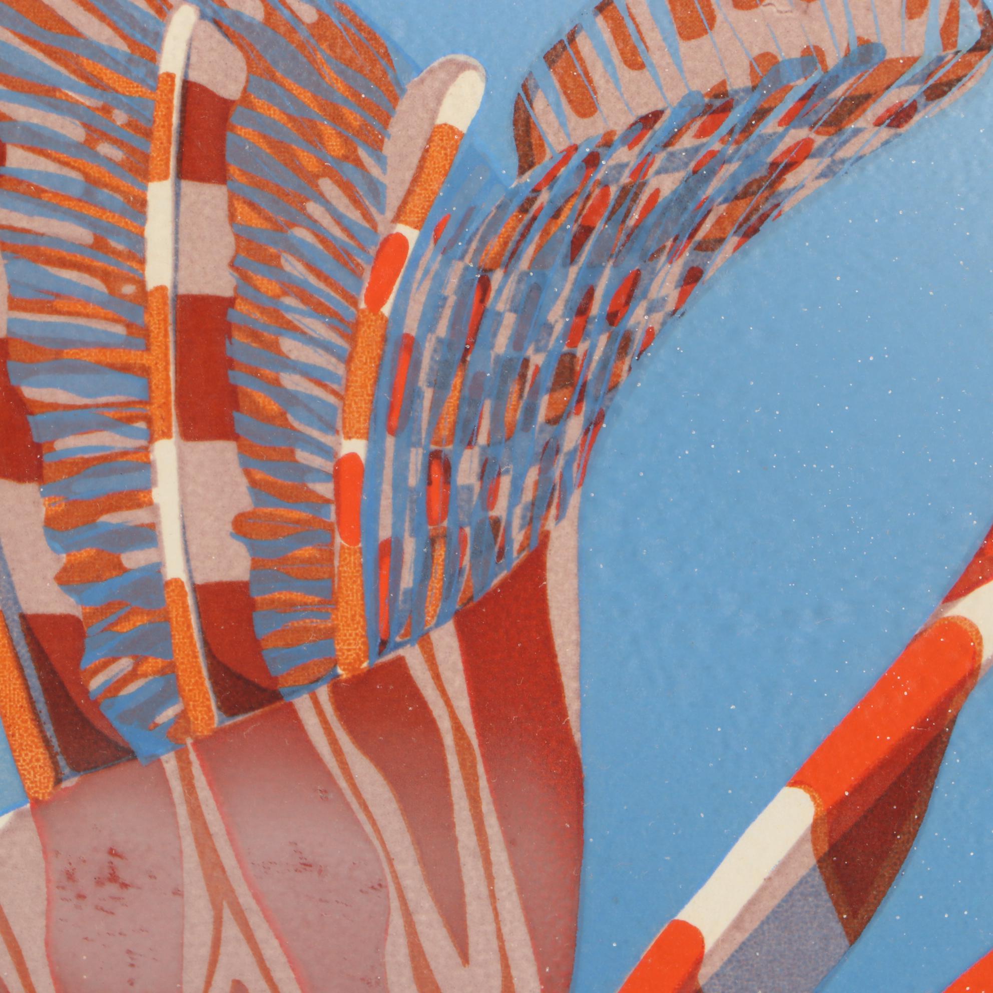 Marcel Vintage Limited Edition Serigraph "Aquascape IV"