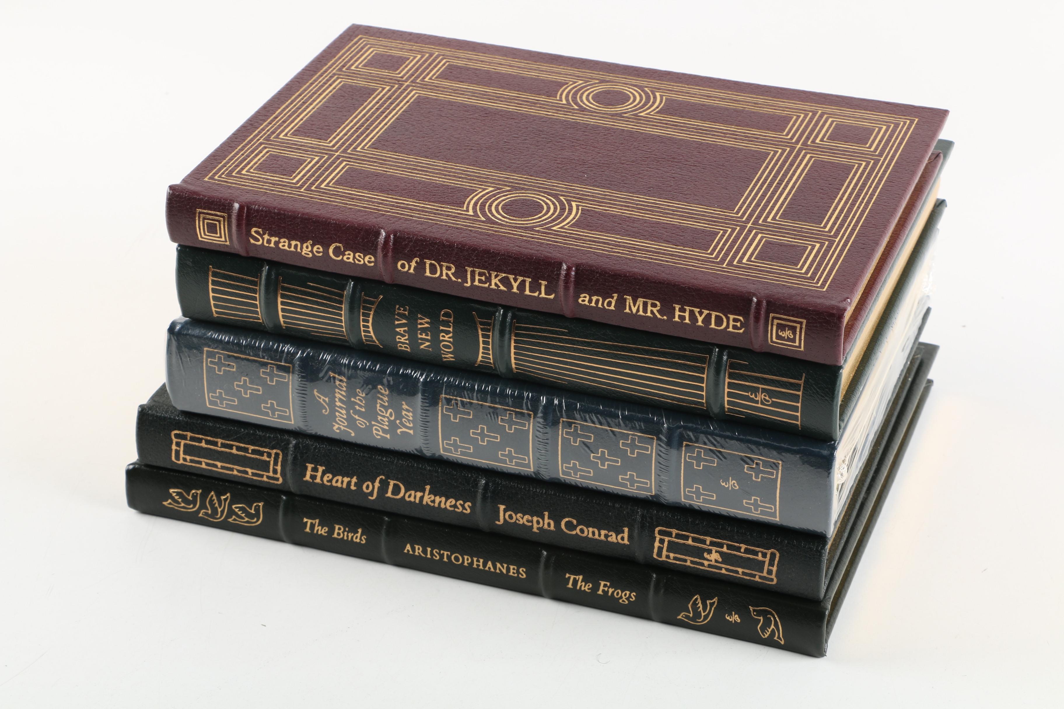 Easton Press Editions including "Brave New World" by Aldous Huxley