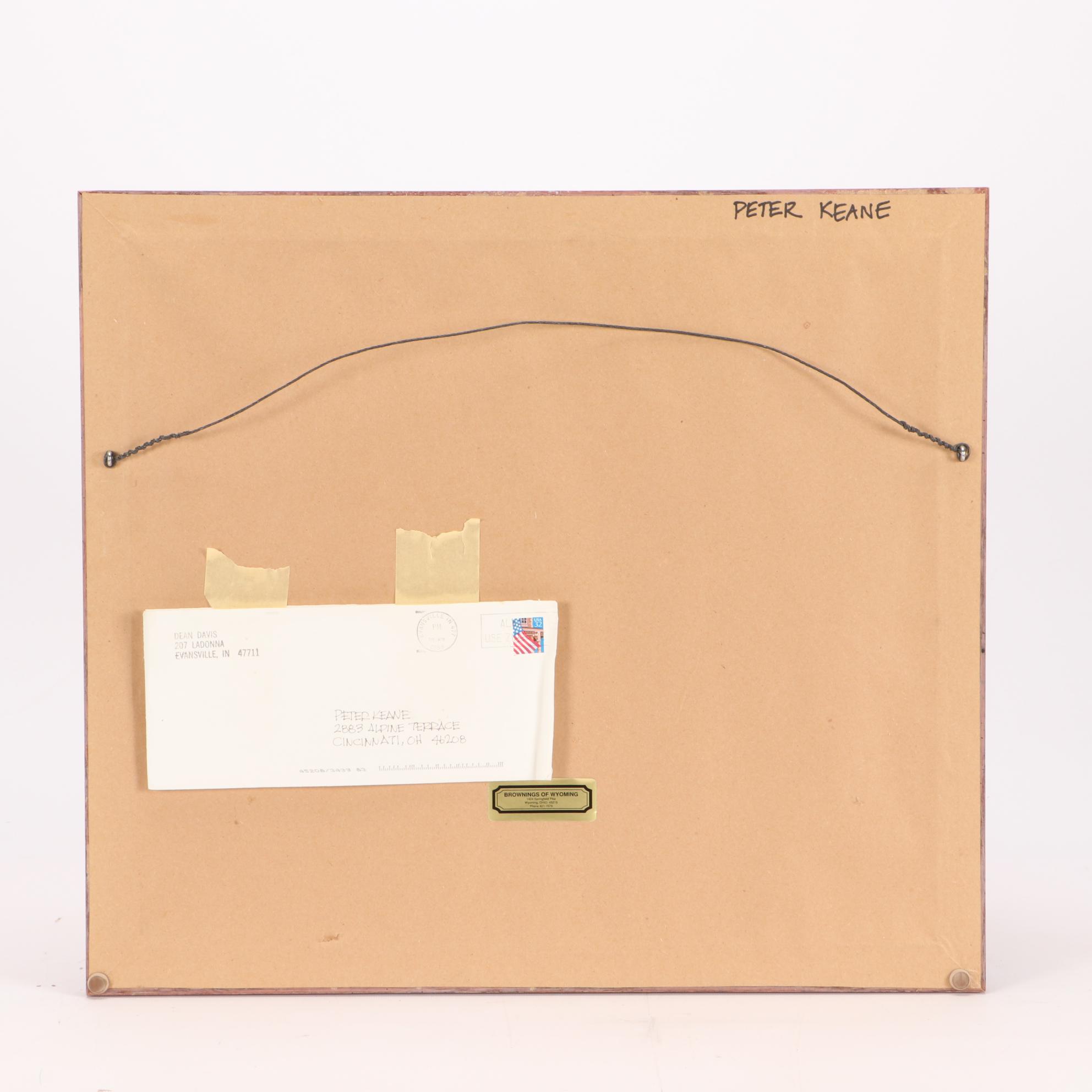 Dean Davis Watercolor Painting "Carl Sandburg's Reading Room"