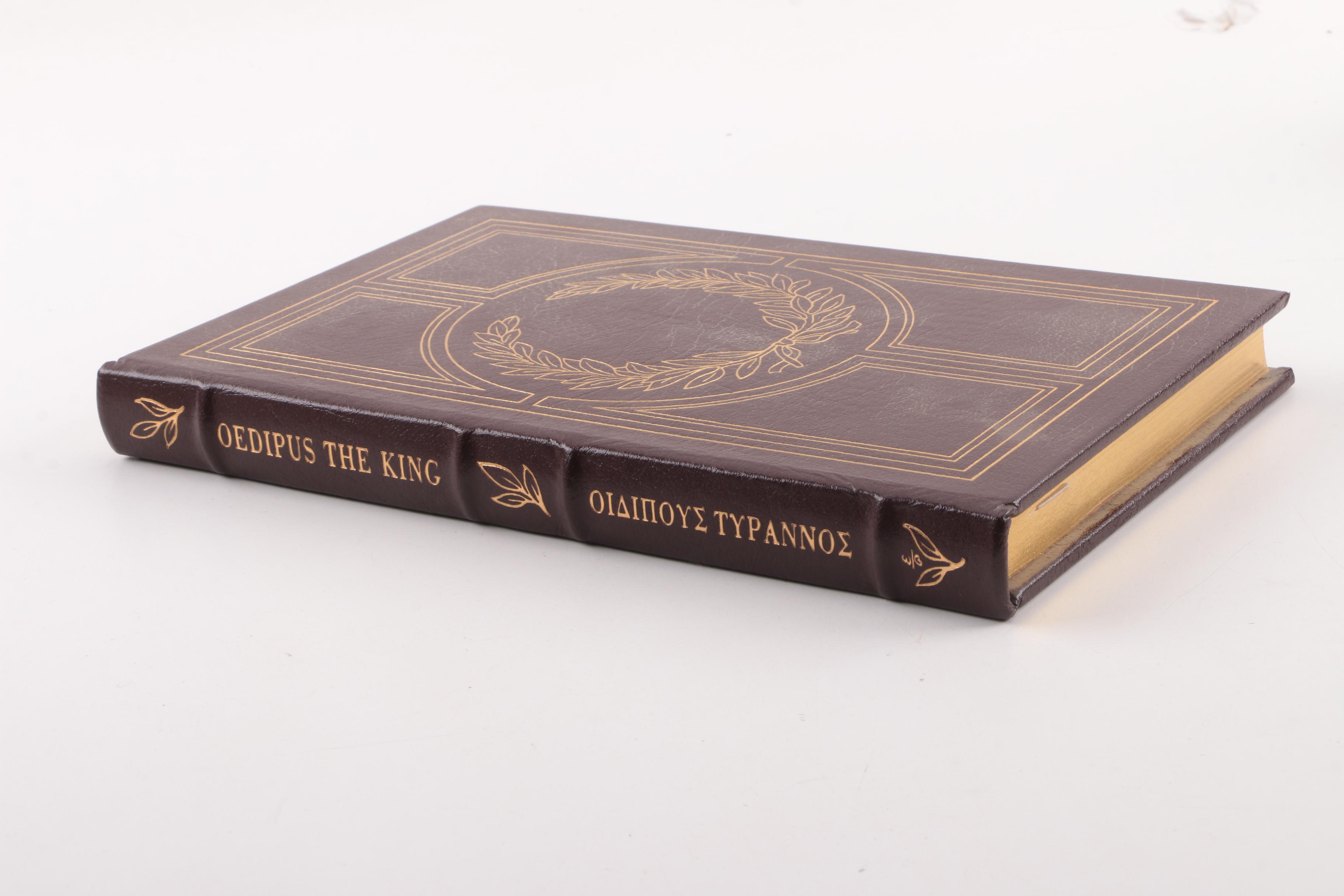 Easton Press Editions of Dramas and Fiction including Sophocles and Molière