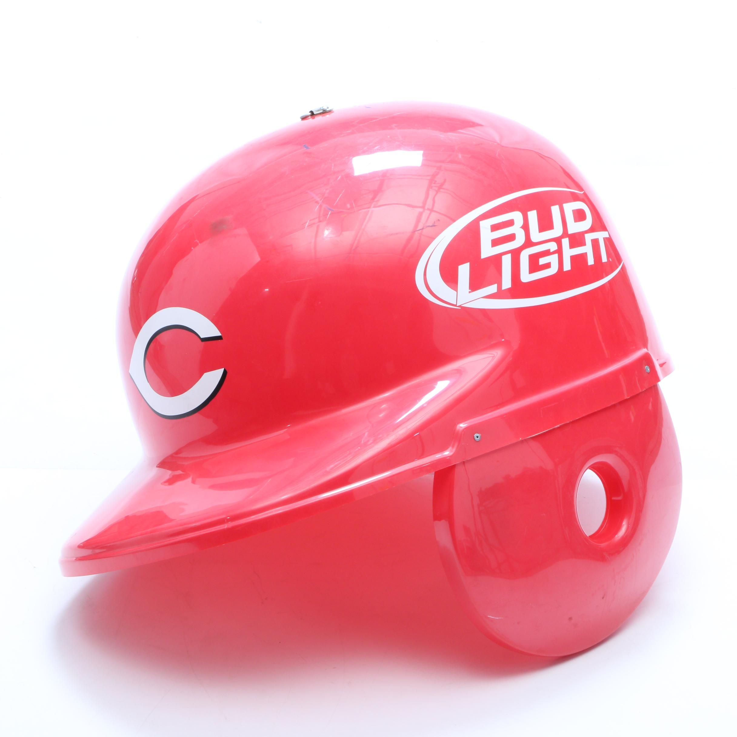 Cincinnati Reds/Budweiser Beer Large Advertising Helmet