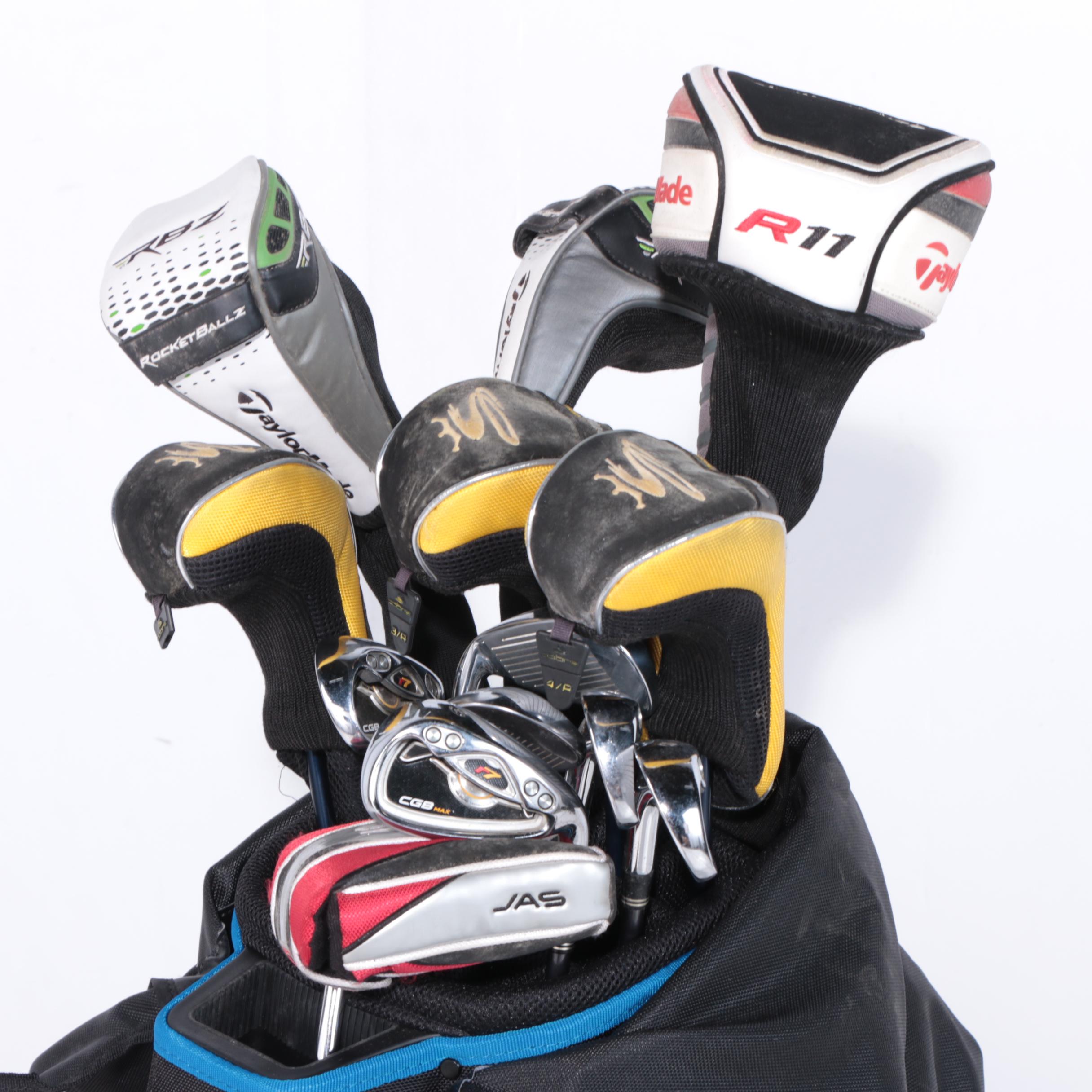 Adams Golf Bag with Clubs