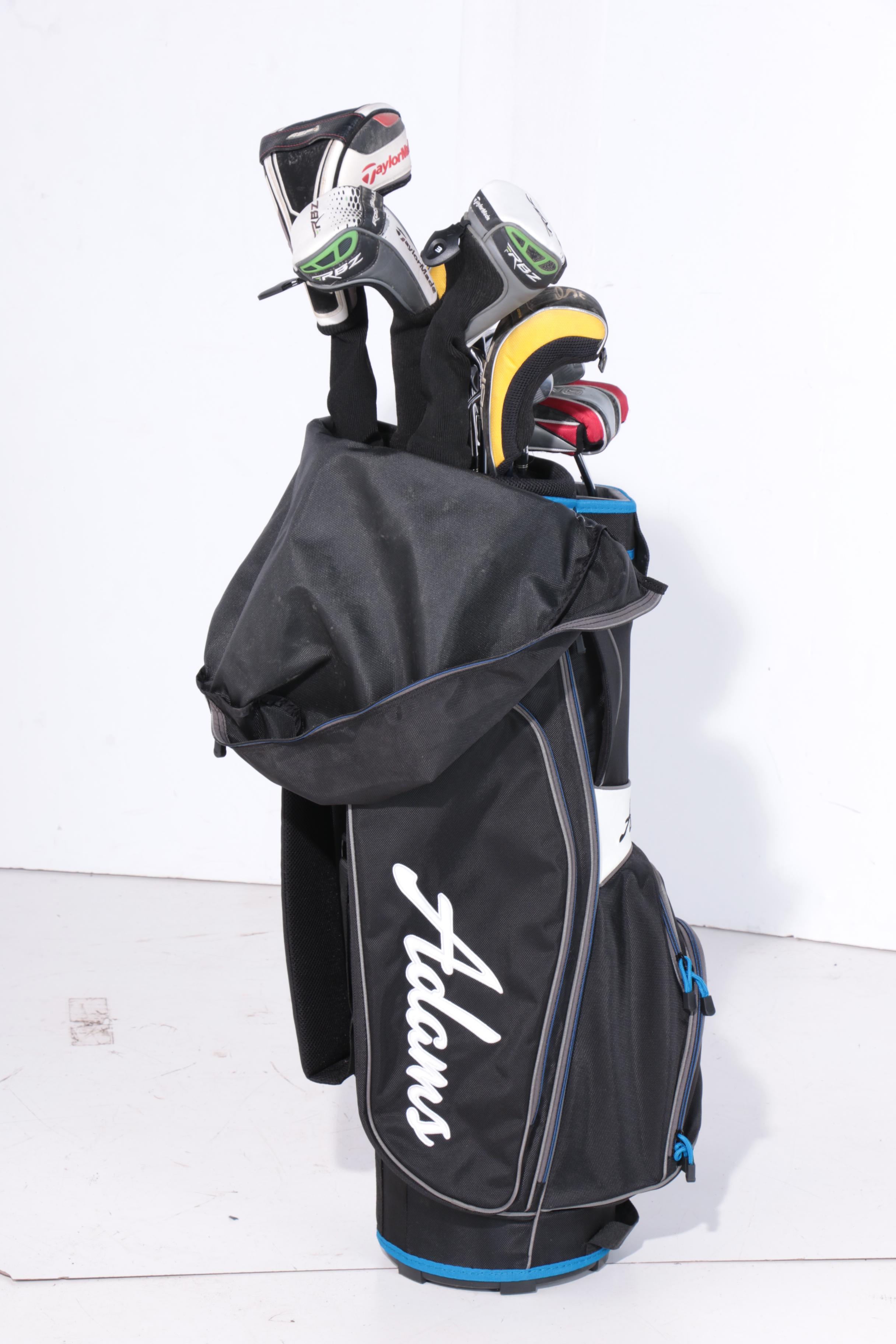 Adams Golf Bag with Clubs
