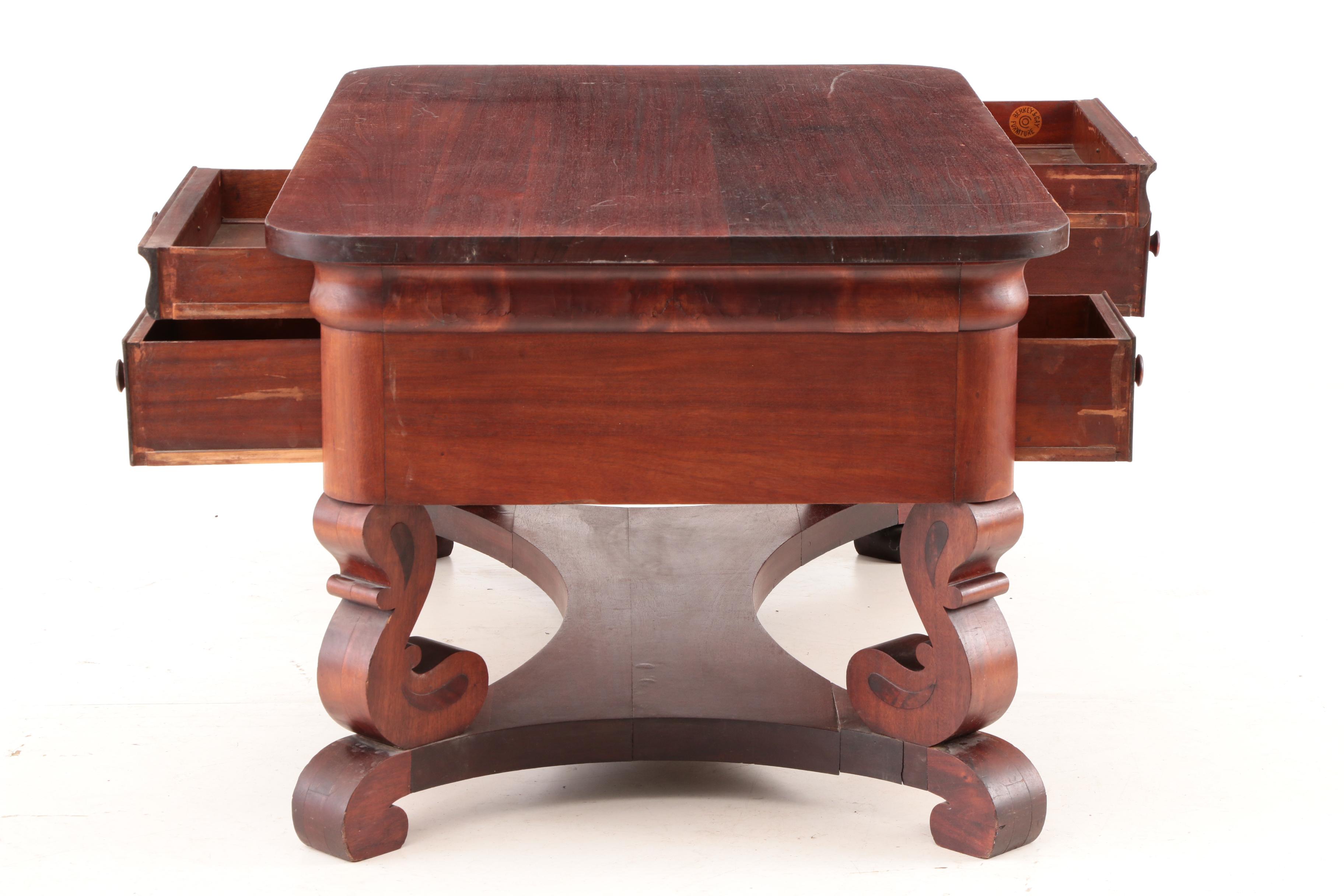 American Empire "Berkey and Gay" Furniture Revival Desk