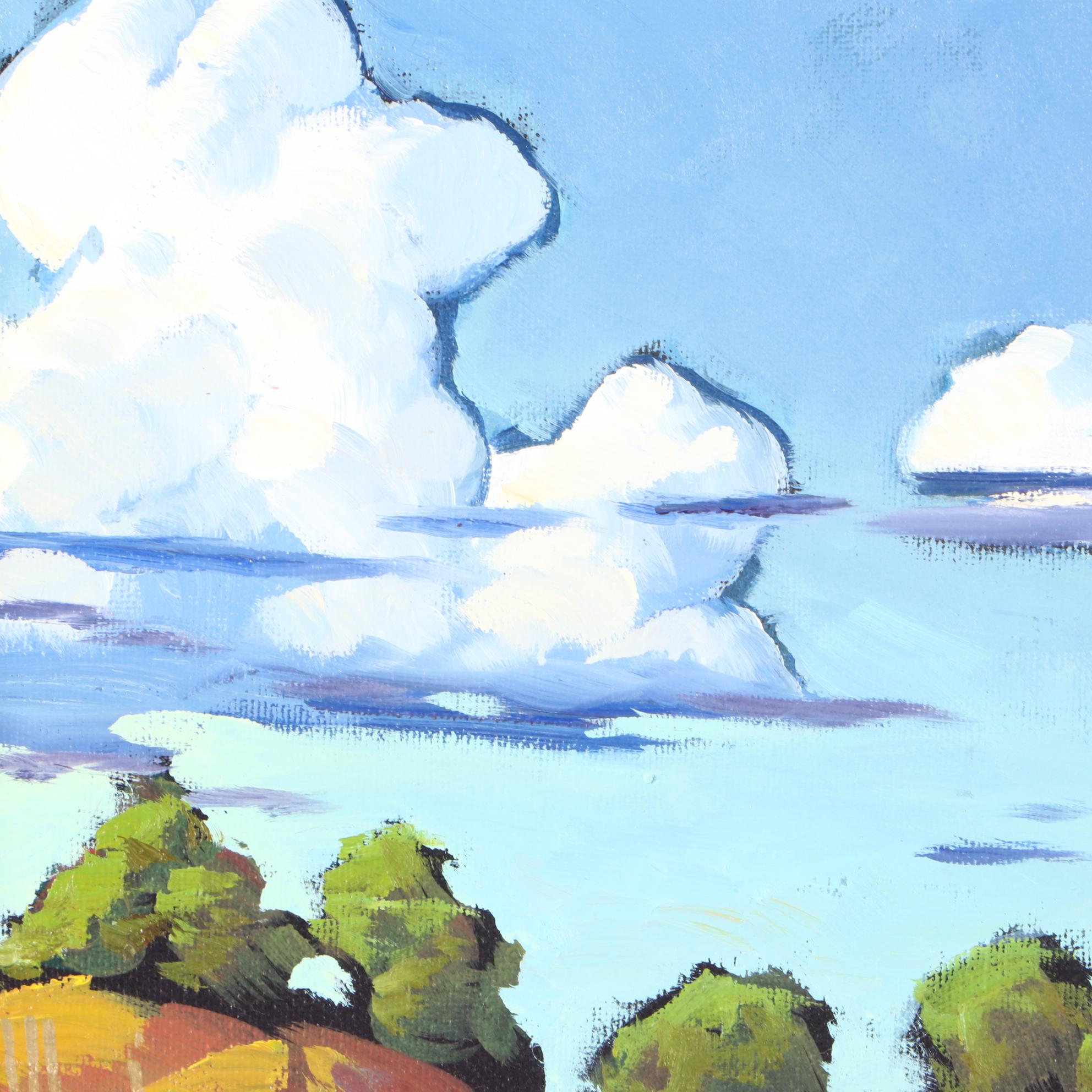 William Hawkins Contemporary Impressionist Oil Landscape Painting