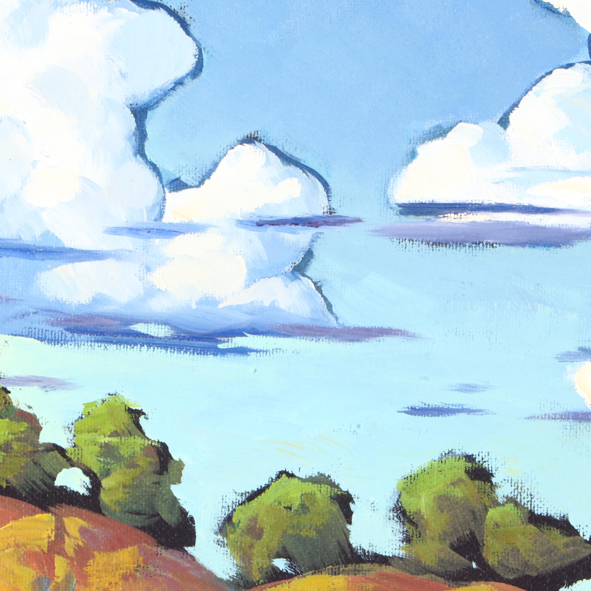 William Hawkins Contemporary Impressionist Oil Landscape Painting