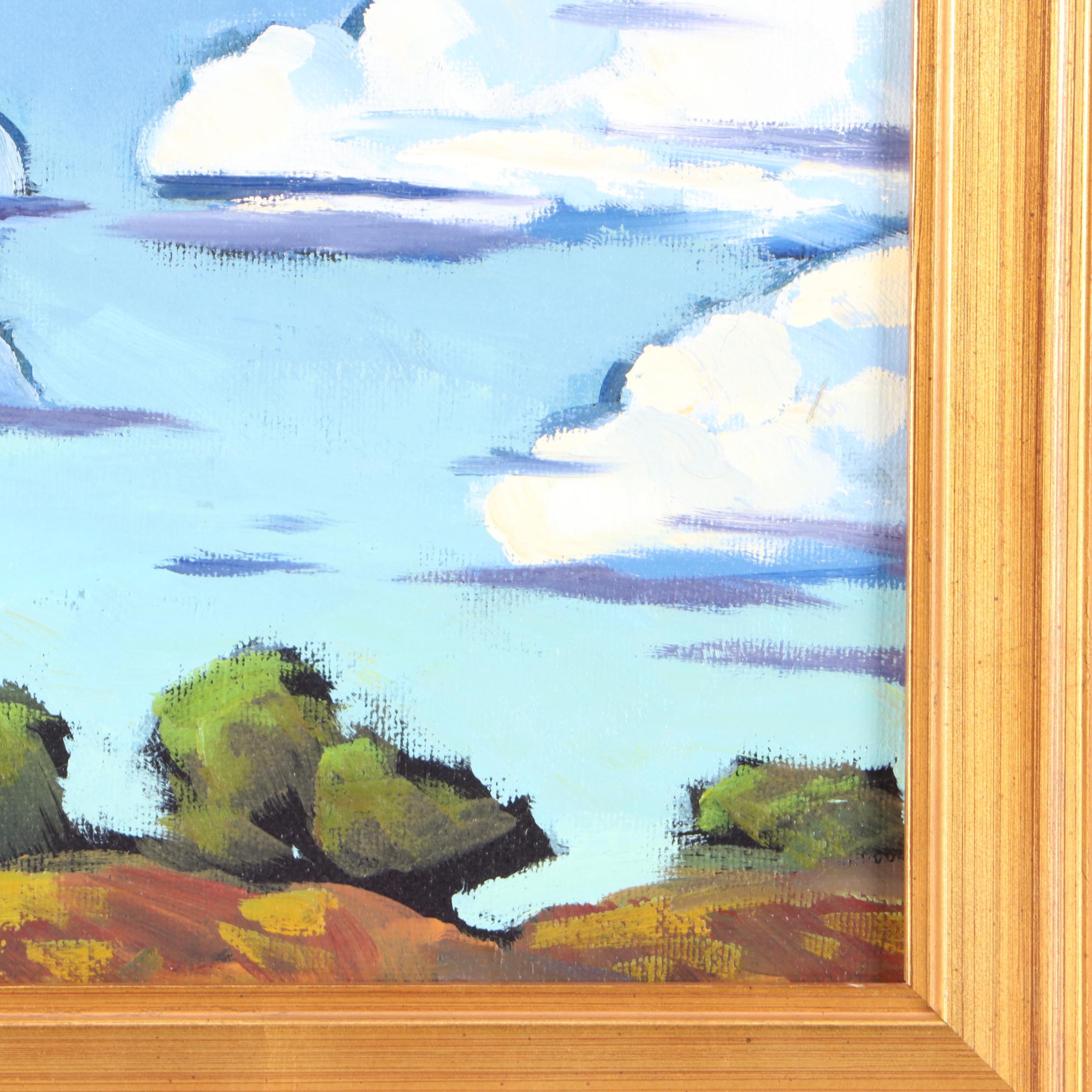 William Hawkins Contemporary Impressionist Oil Landscape Painting