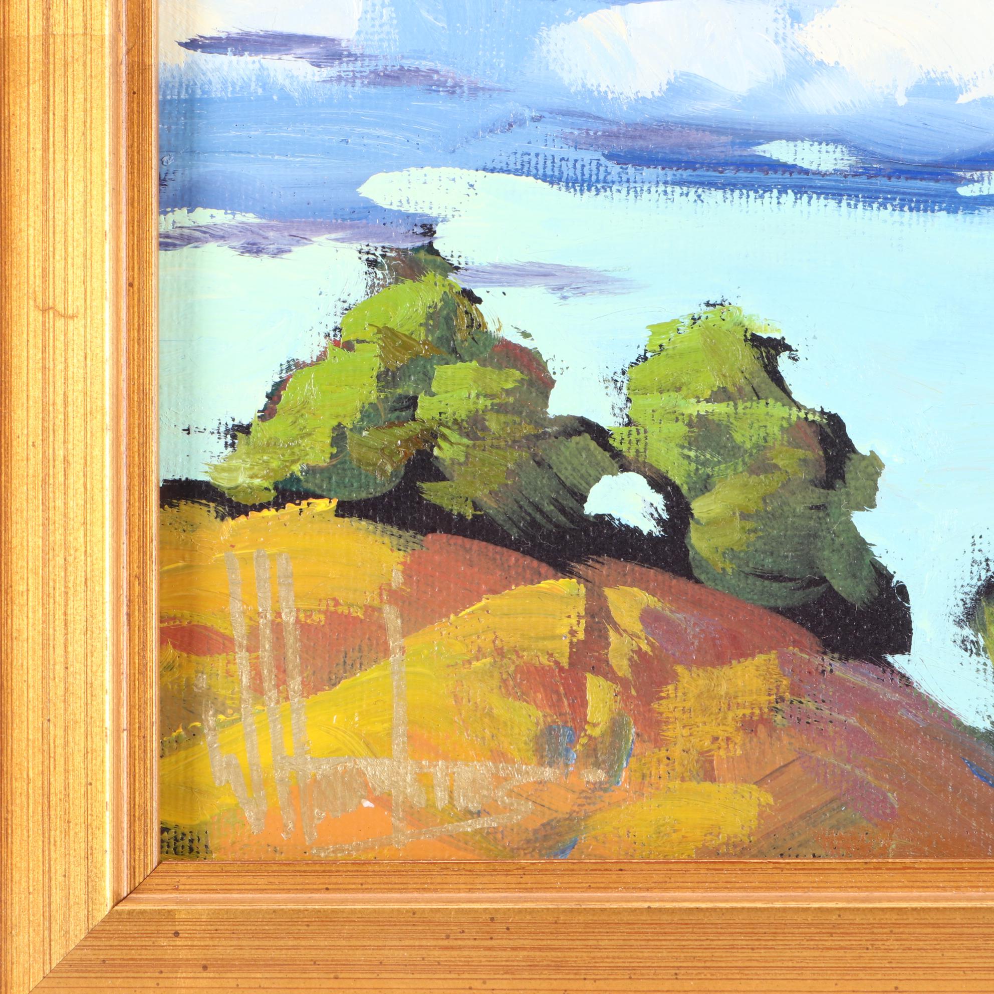 William Hawkins Contemporary Impressionist Oil Landscape Painting