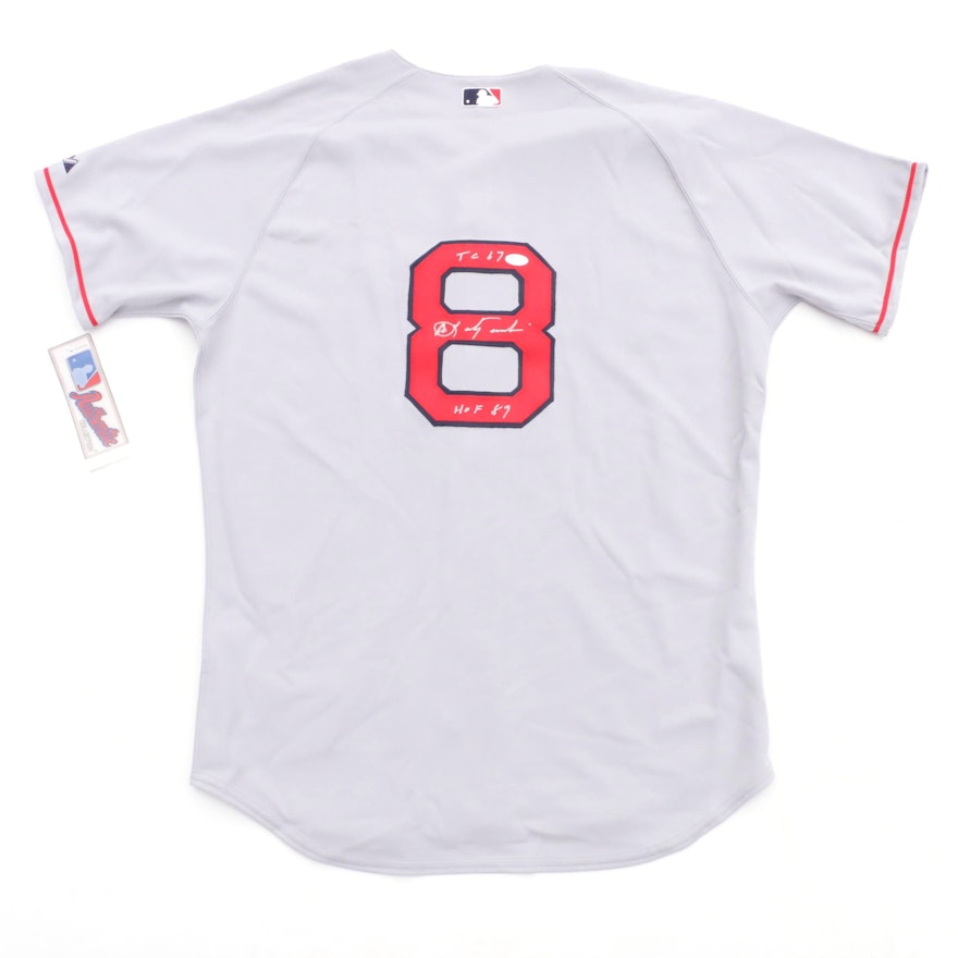 Carl Yastrzemski Signed Red Sox Jersey  COA