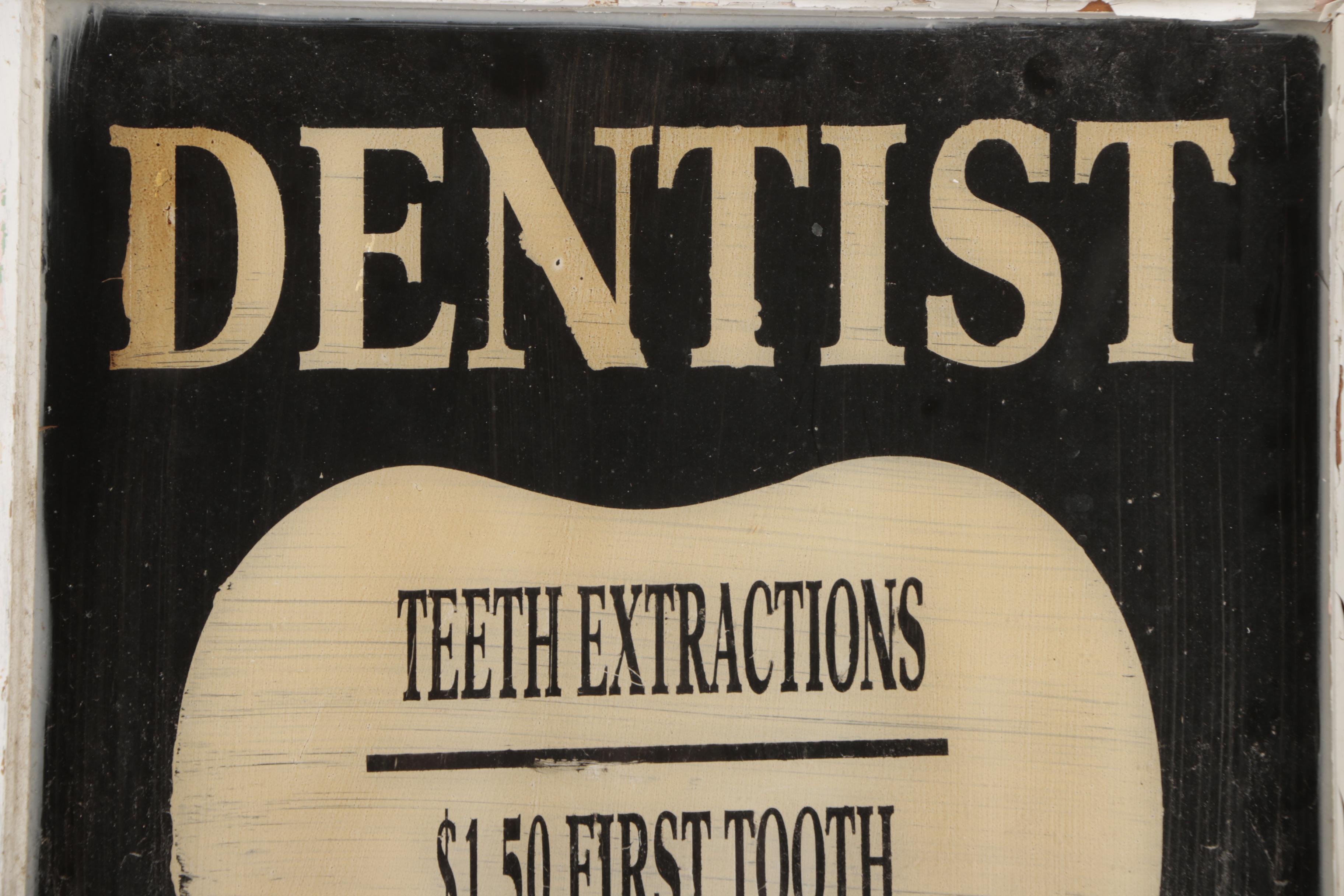 Acrylic Stencil Painting on a Glass Window