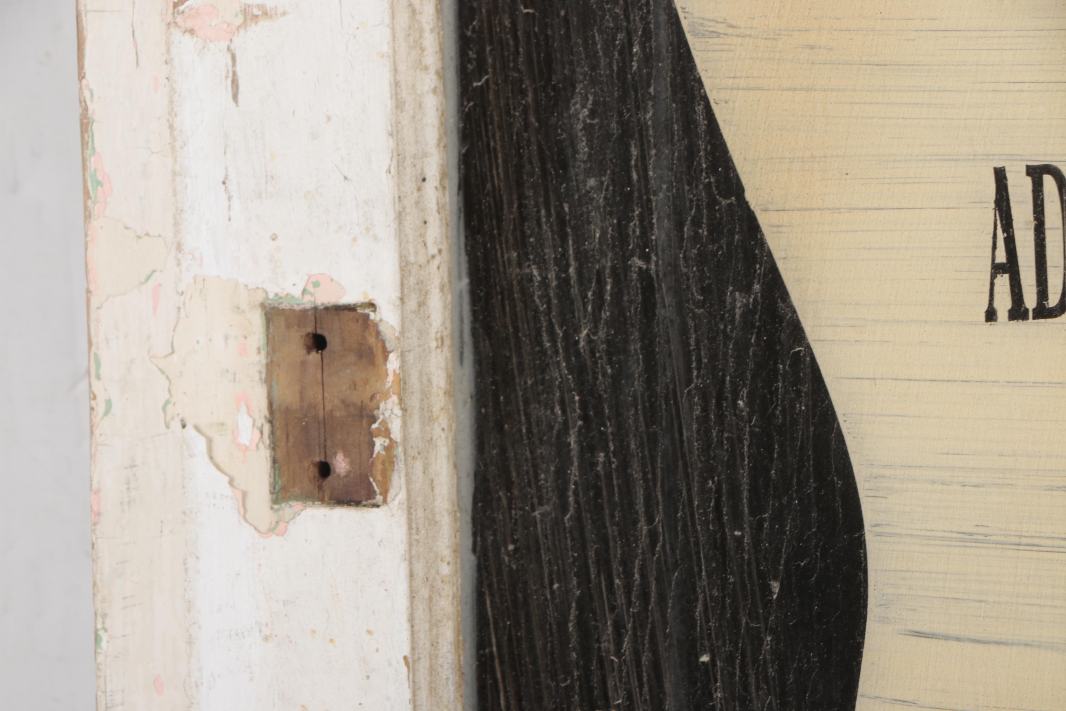 Acrylic Stencil Painting on a Glass Window