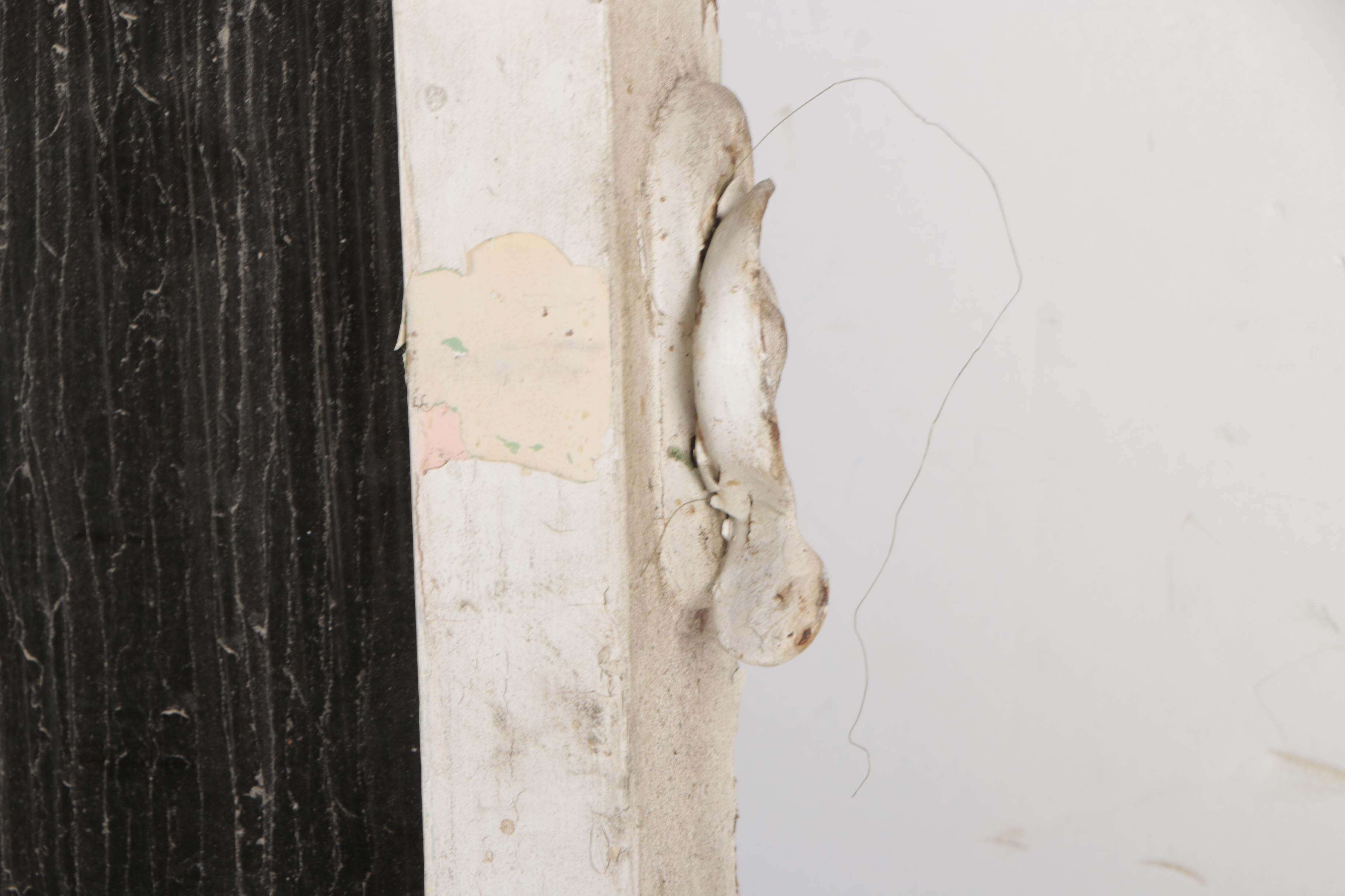 Acrylic Stencil Painting on a Glass Window