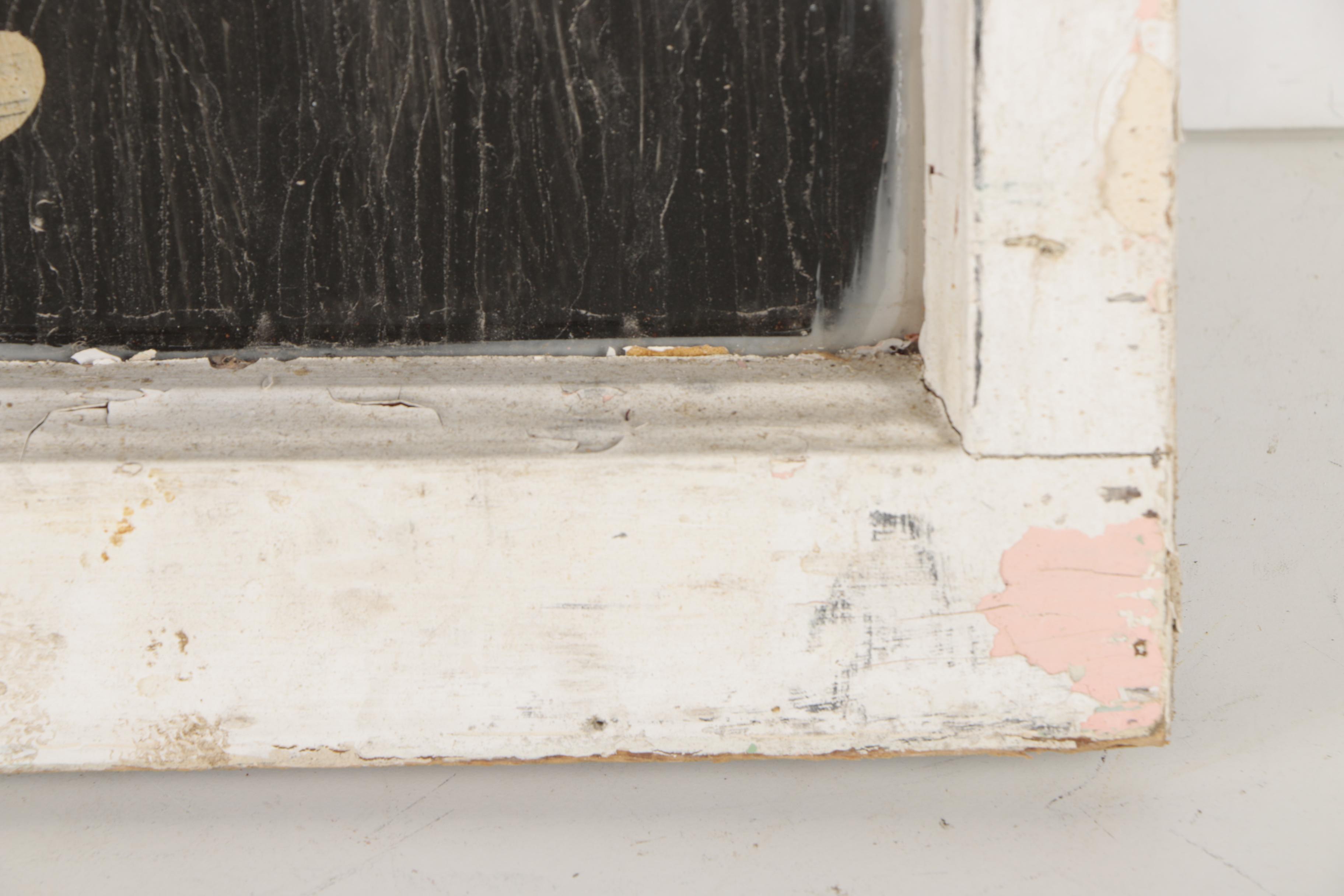 Acrylic Stencil Painting on a Glass Window