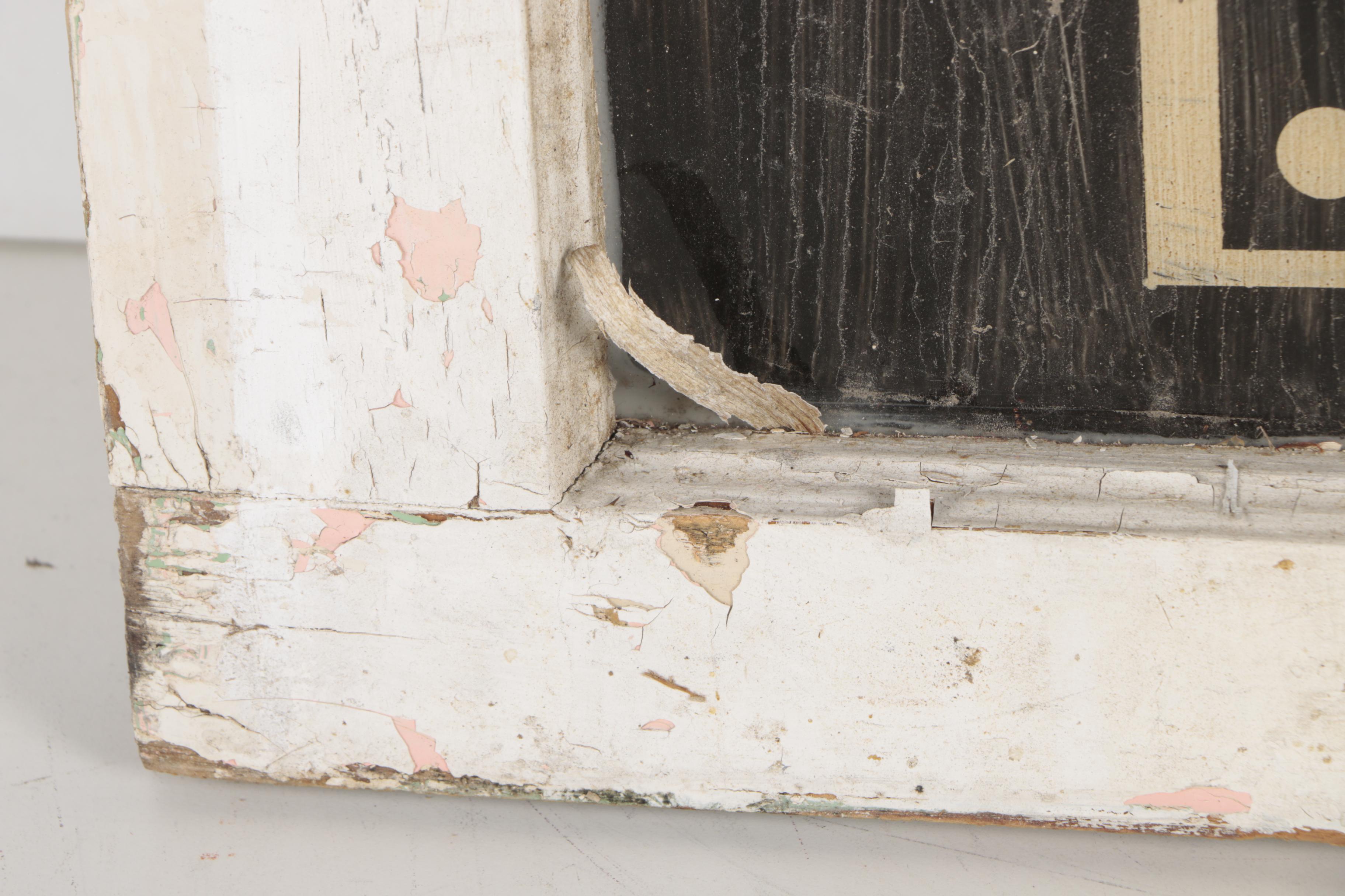 Acrylic Stencil Painting on a Glass Window