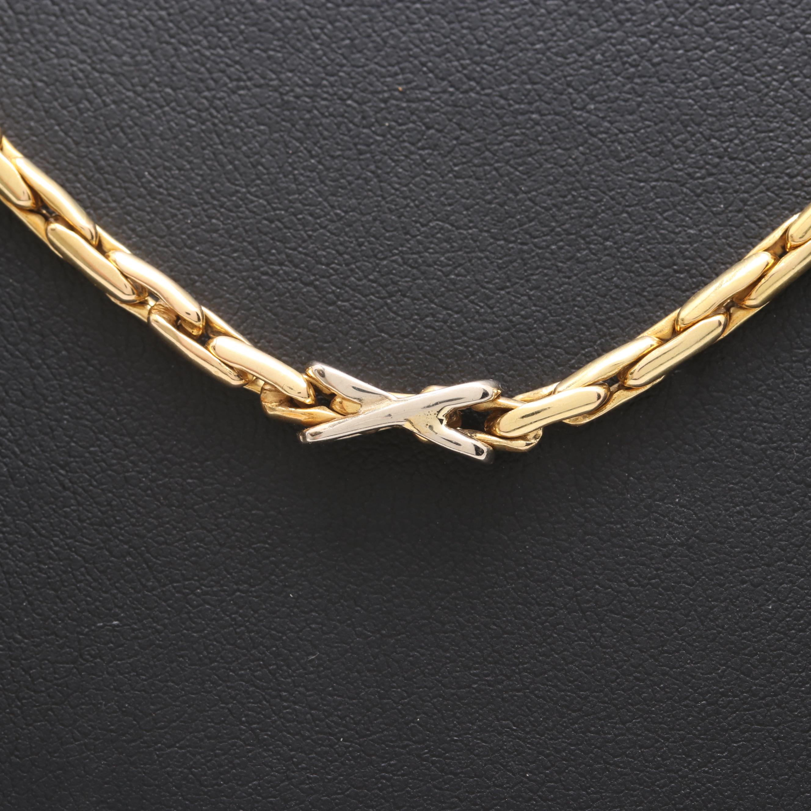 Vaschieri 18K Yellow Gold Custom Link Chain Necklace