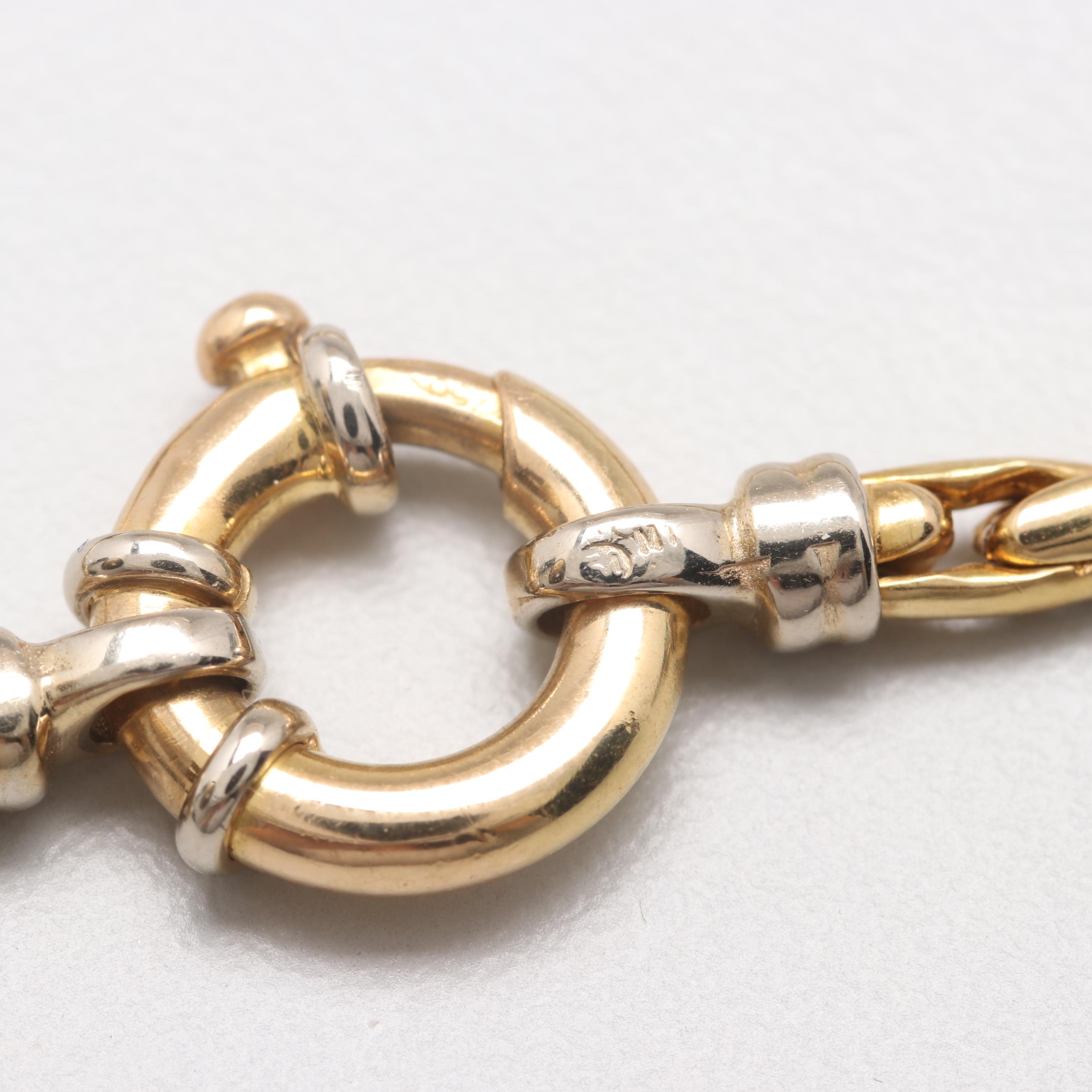 Vaschieri 18K Yellow Gold Custom Link Chain Necklace