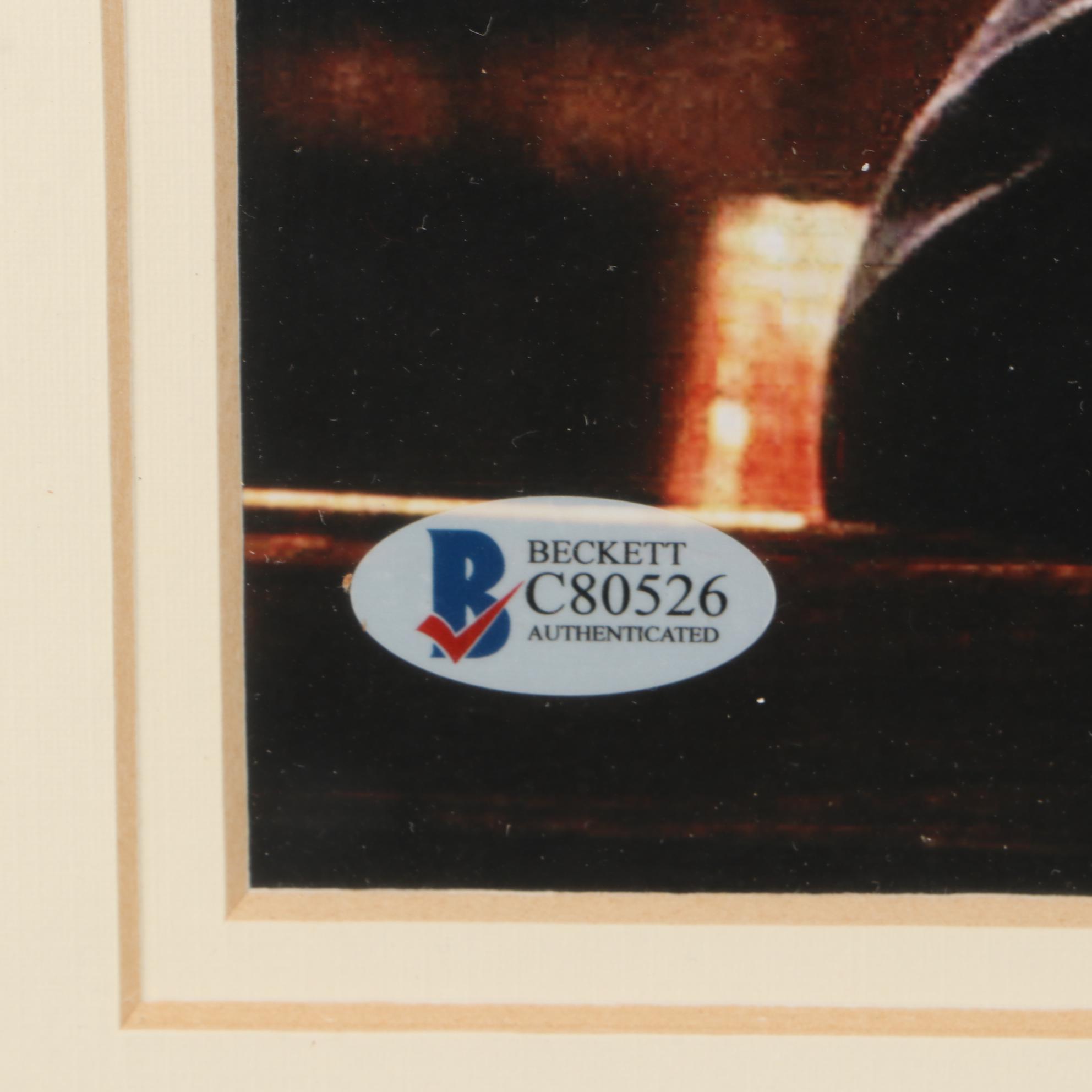 John Travolta Signed Blockbuster Movie "Urban Cowboy" Matted Framed Display COA