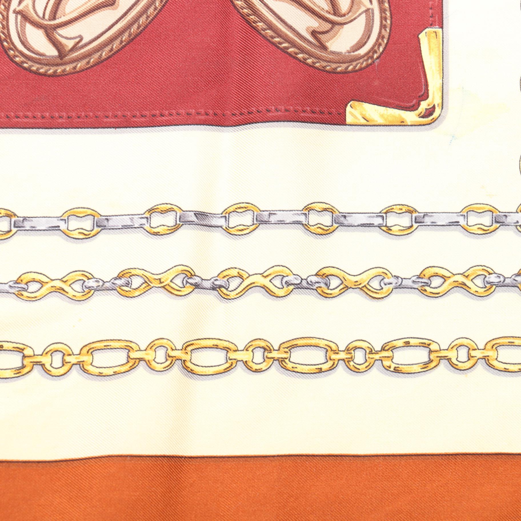 Vintage Cartier les must de Silk Scarf